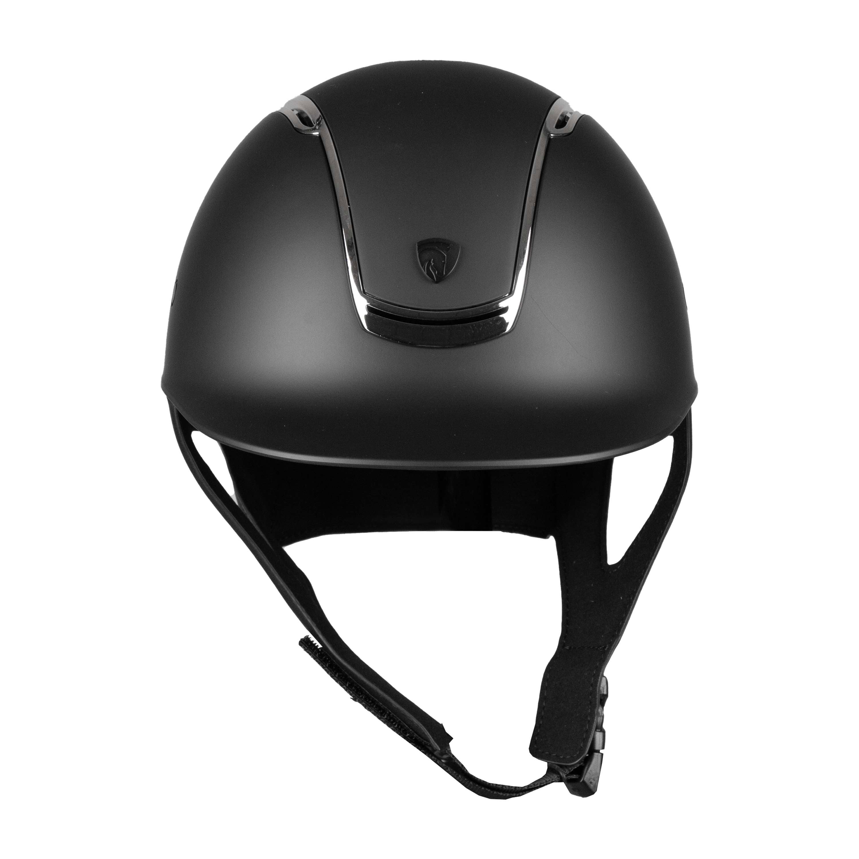 HORKA Kask Jeździecki Da Vinci Czarny - Srebrny