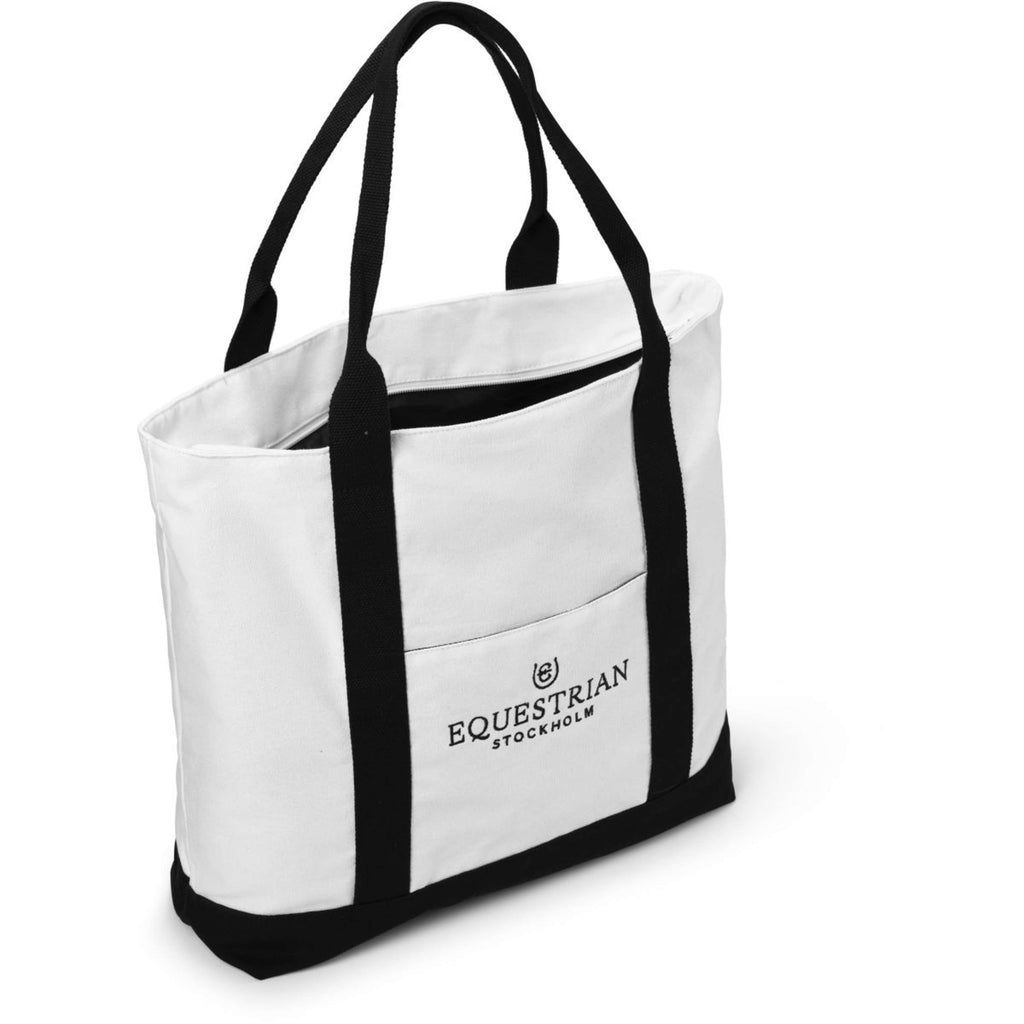 Equestrian Stockholm Tote Bag Biały