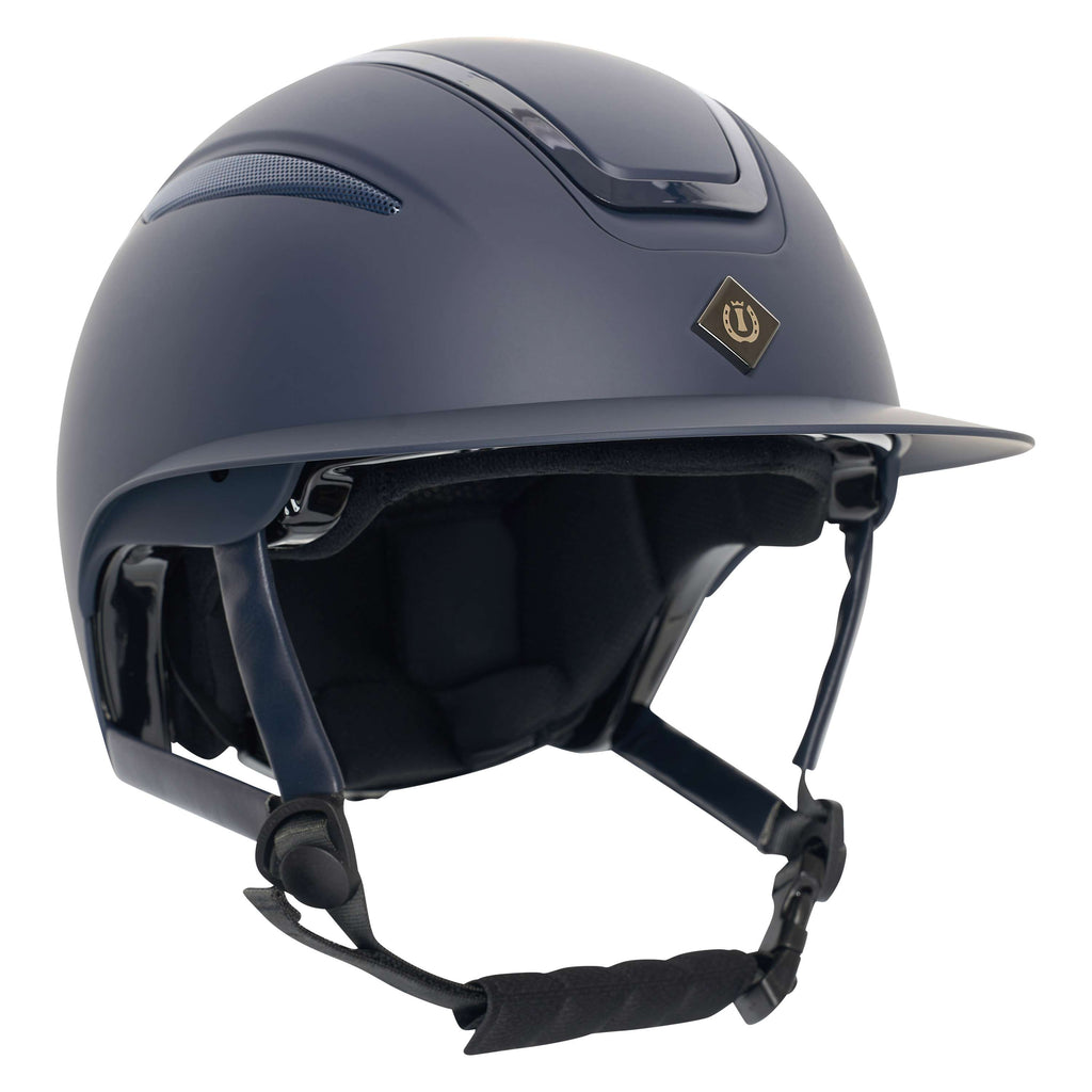Imperial Riding Kask jeździecki IRHOlania Deluxe Big Visor granatowy