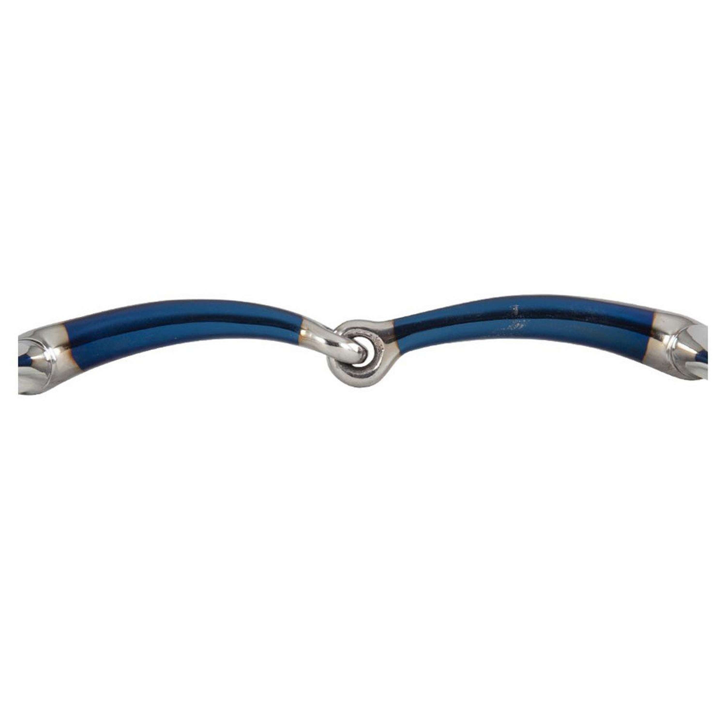 Wędzidło pełne BR Sweet Iron, pojedynczo łamane, 14 mm