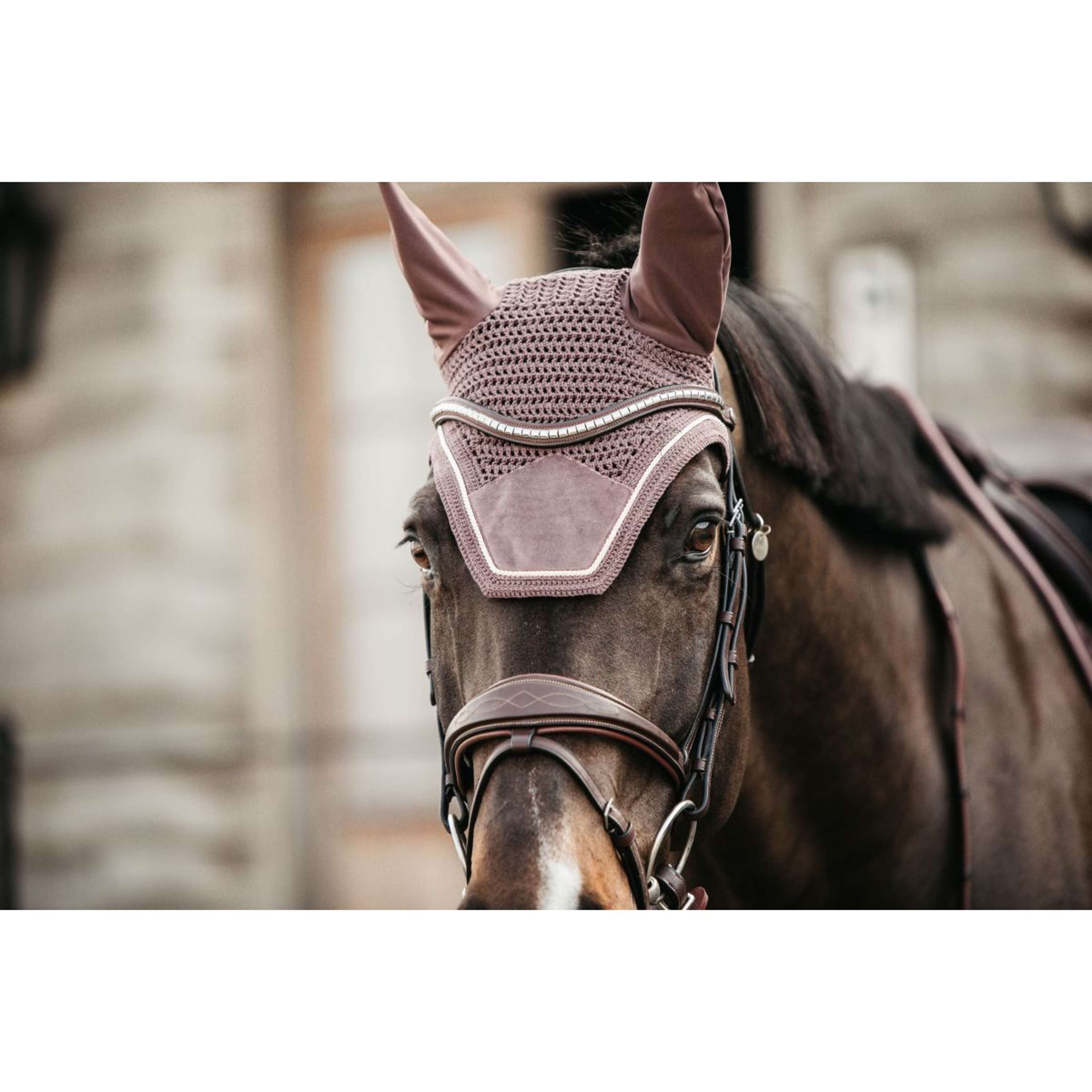Kentucky Nauszniki Wellington Velvet Liliowe