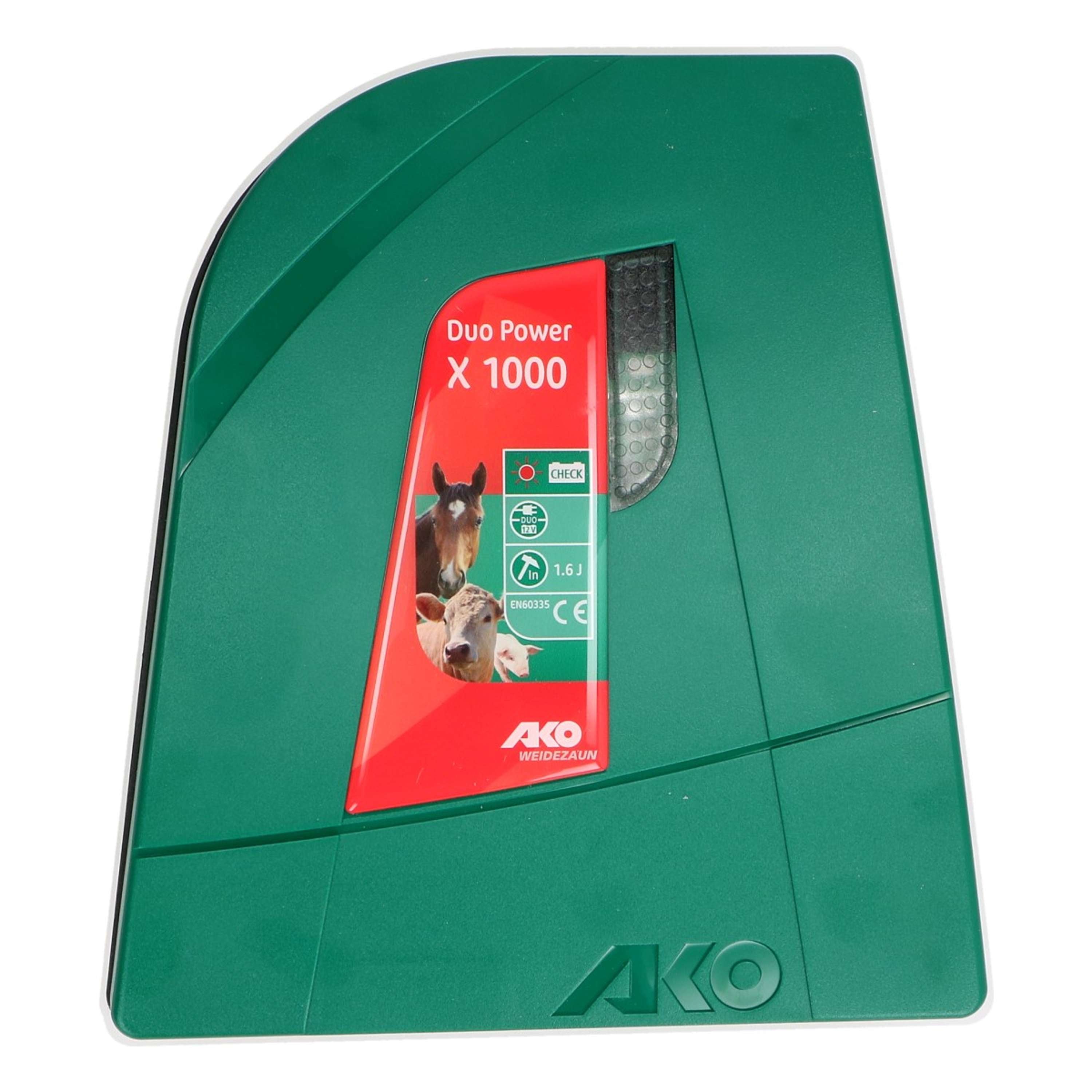 Ako Duo Power X1000 Urządzenie Do Ogrodzenia Elektrycznego Zielony