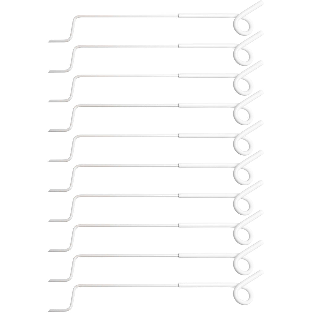 Ako Izolator Dystansowy Biały/Spirala 40cm 10 Sztuk Biały