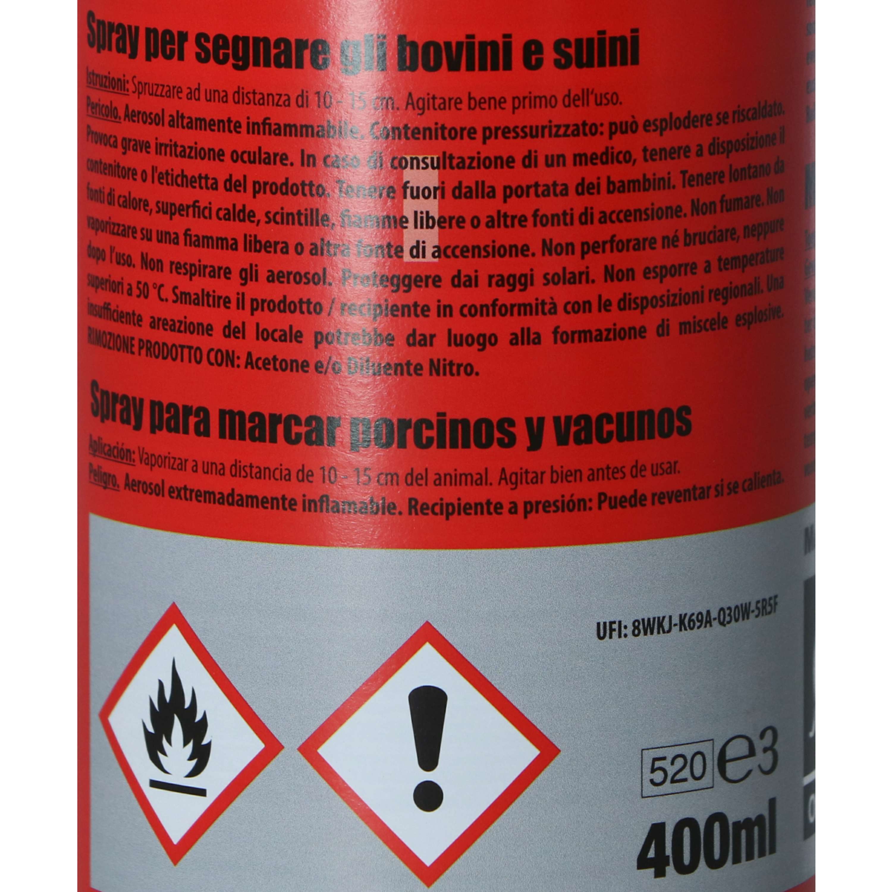 Raidex Spray Do Znakowania Czerwony