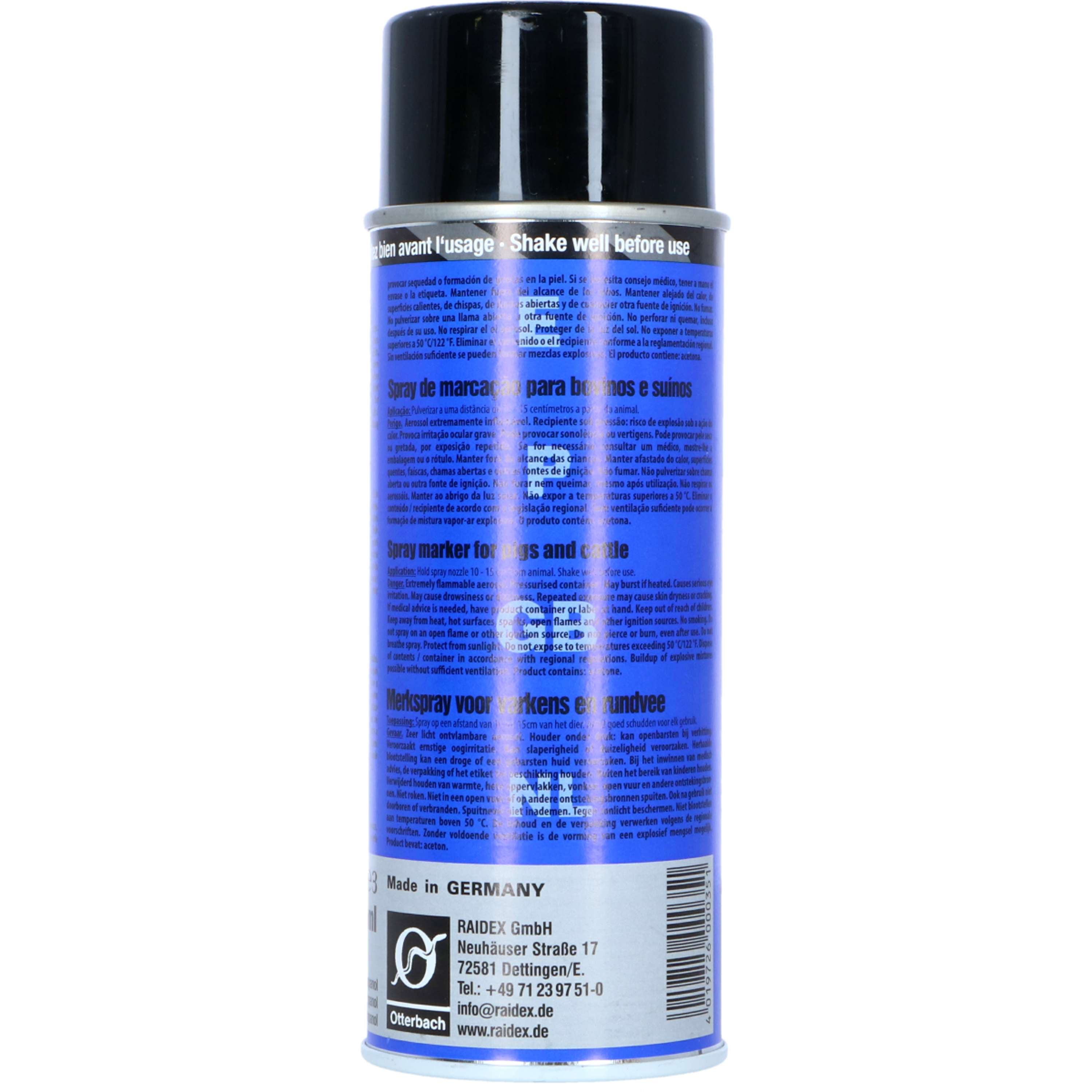 Raidex Spray Do Znakowania Niebieski