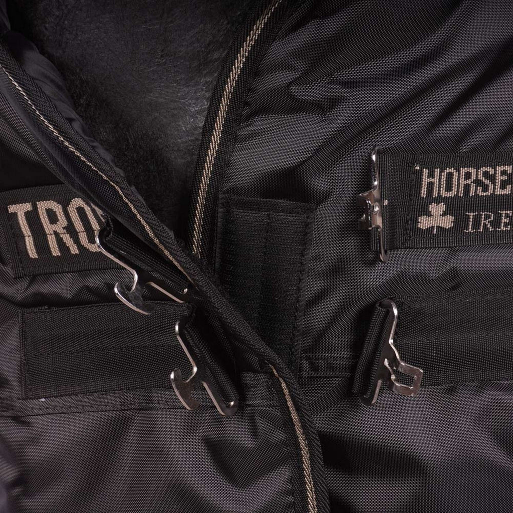 Horseware Trot Plus Ciężki 350g Czarny/Jasnobrązowy