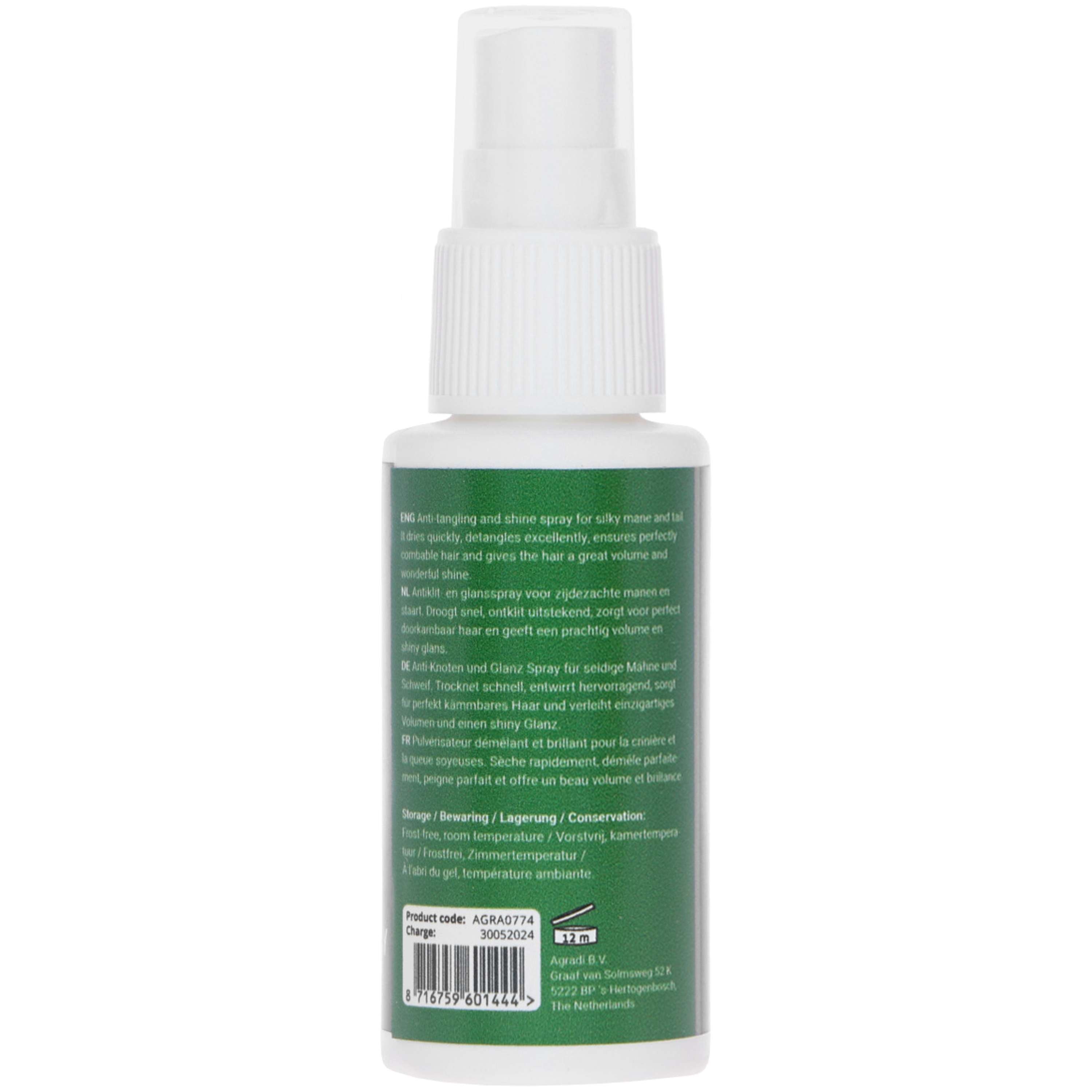 Spray do rozczesywania i nabłyszczania grzywy i ogona konia Agradi