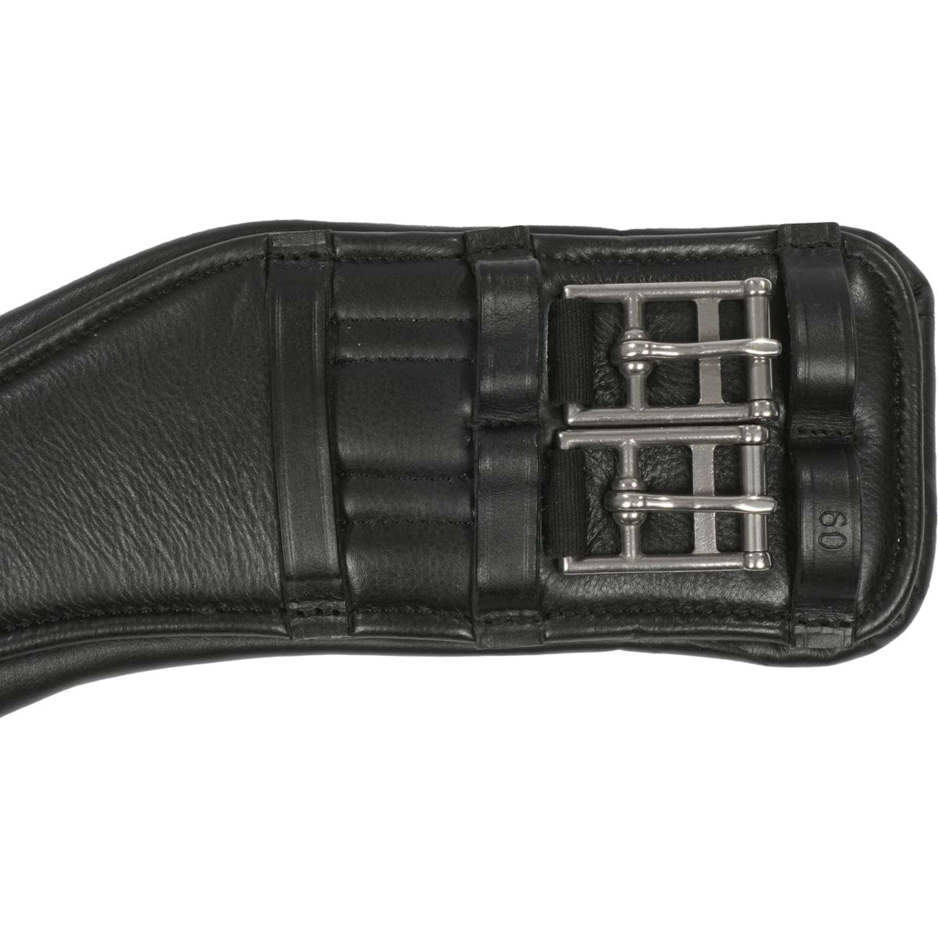 HORKA Popręg anatomiczny ujeżdżeniowy czarny - srebrny