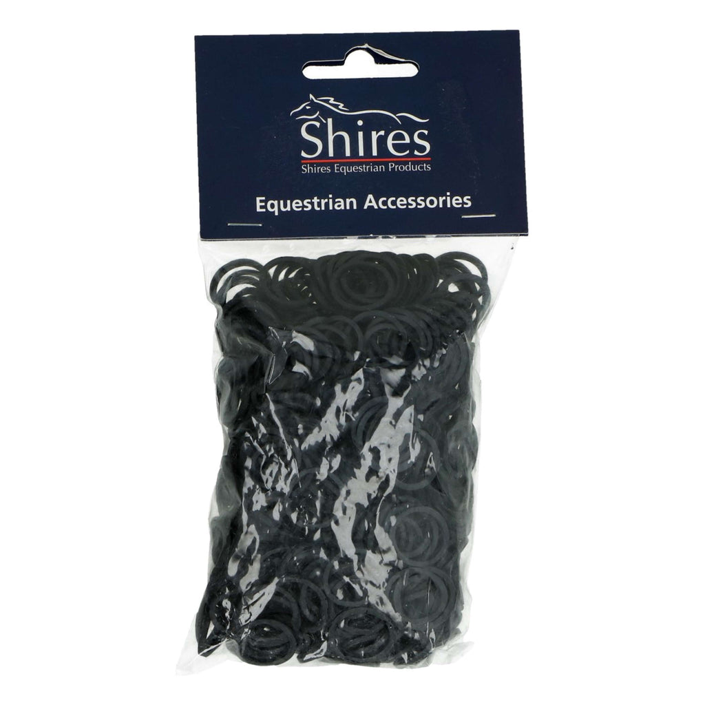 Shires Gumki do zaplatania Shires 500 szt. Czarne