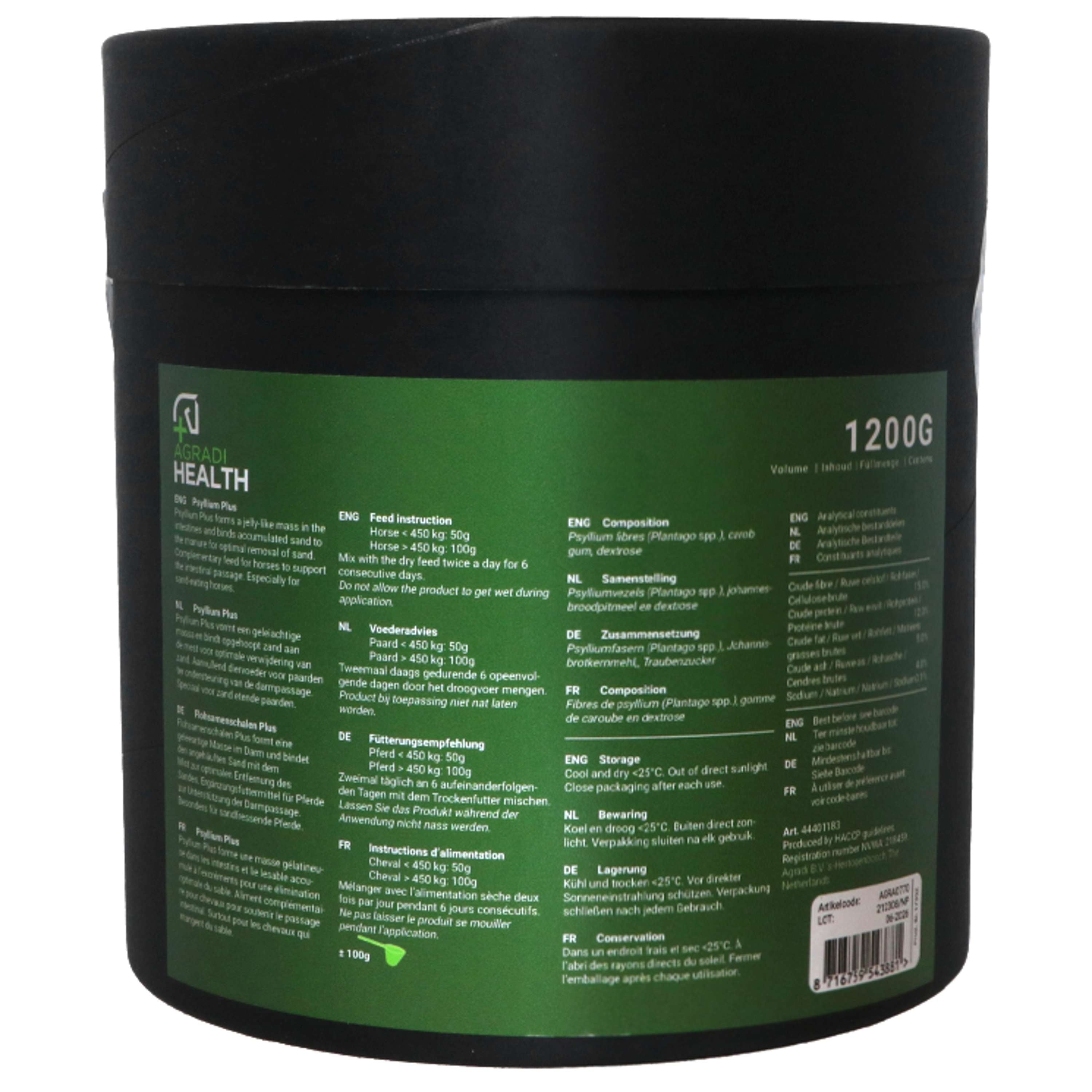 Agradi Health Psyllium Usuwacz Piasku Plus