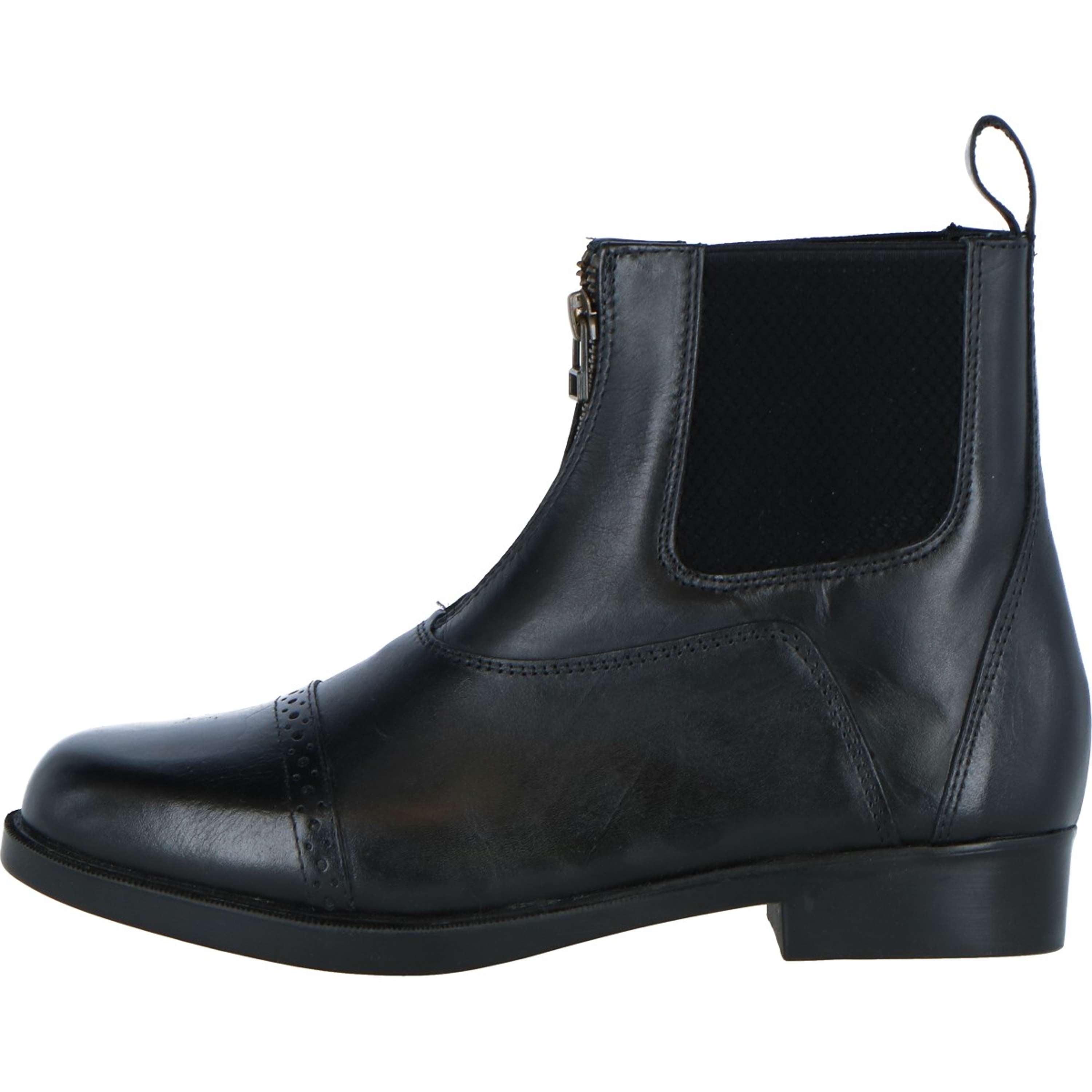 Harry's Horse Jodhpury Skóra Hickstead zipper Czarny