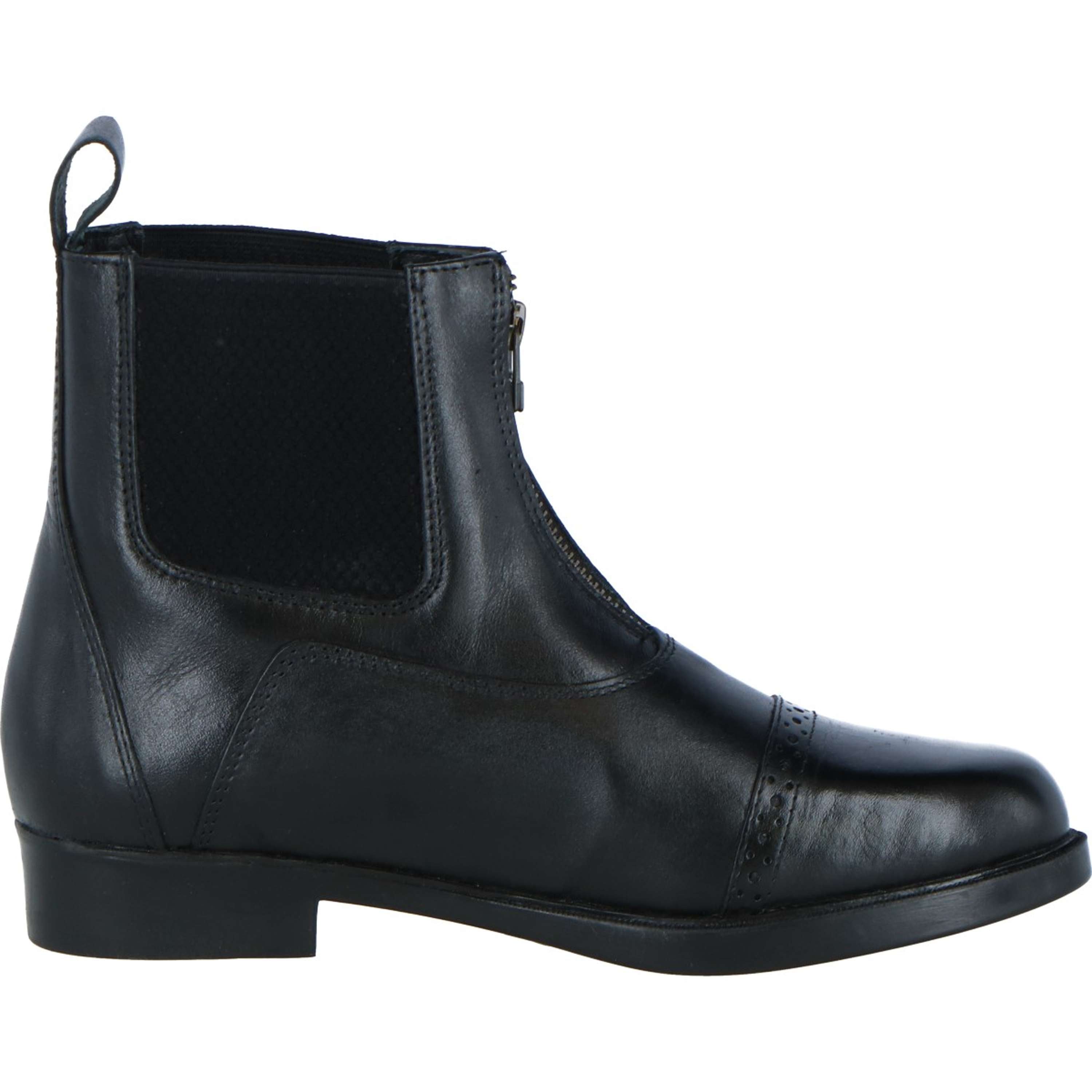 Harry's Horse Jodhpury Skóra Hickstead zipper Czarny