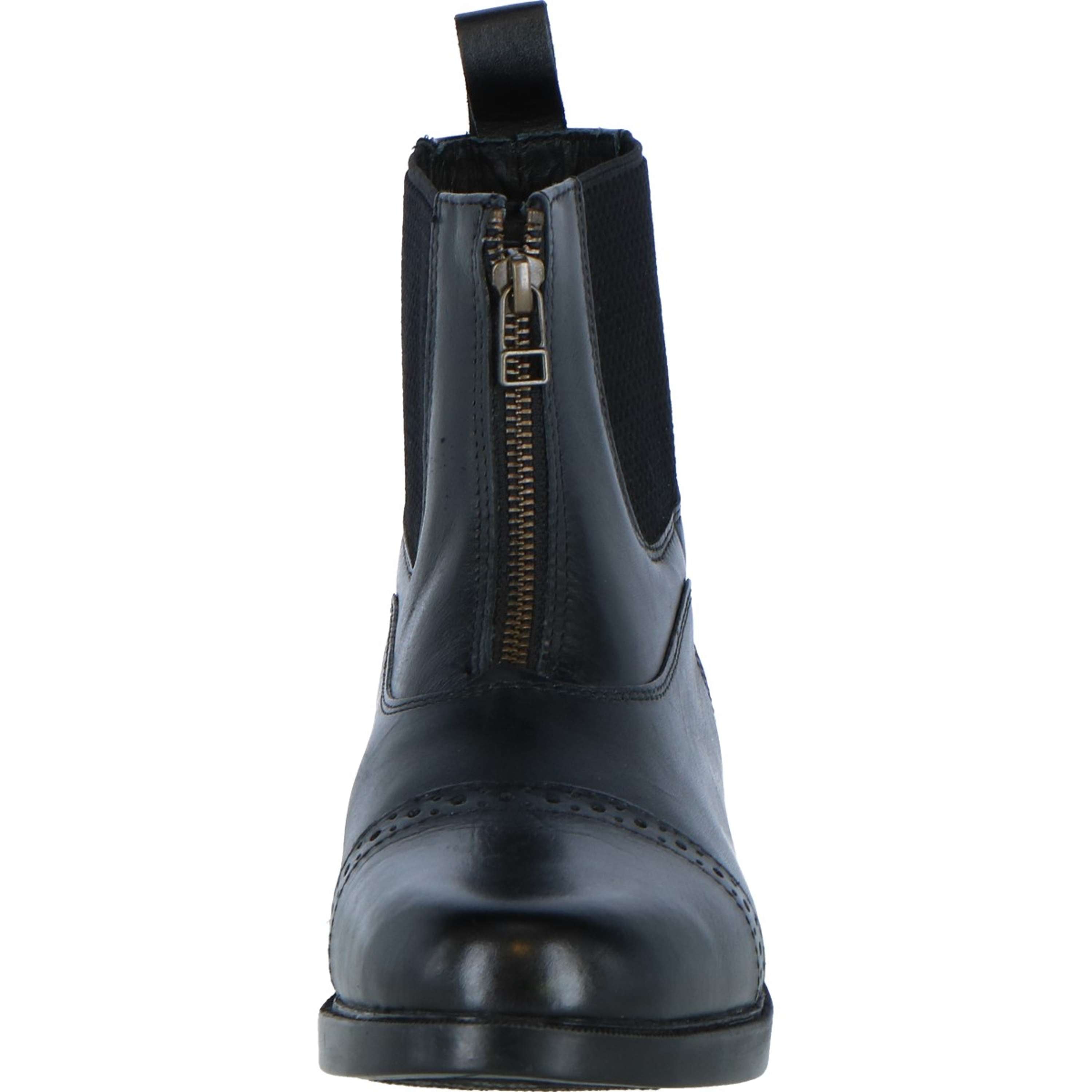 Harry's Horse Jodhpury Skóra Hickstead zipper Czarny