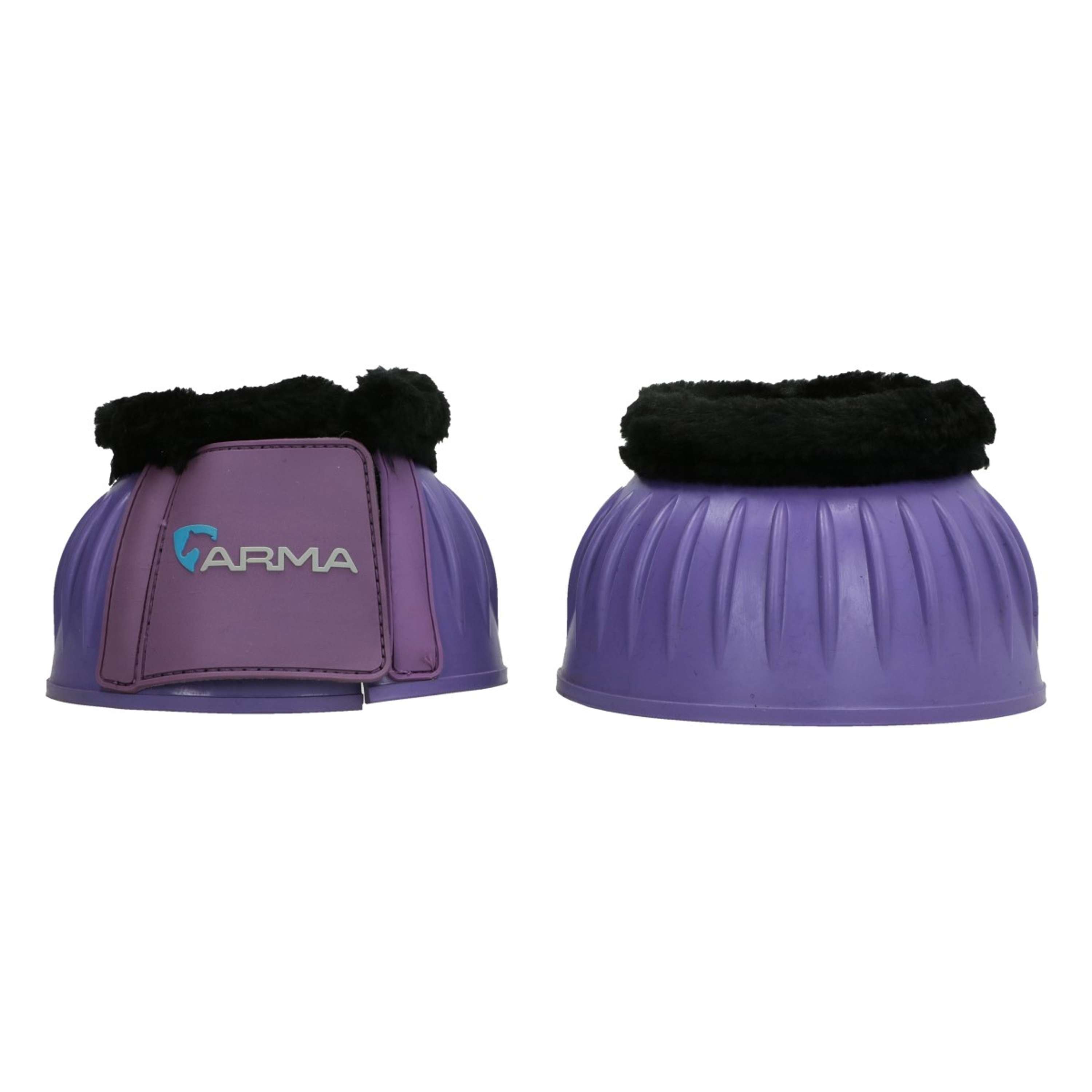Arma by Shires Kaloszki Czarny Polar Fioletowy