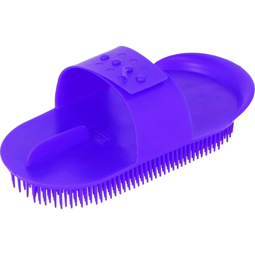 Shires Zgrzebło plastikowe fioletowe