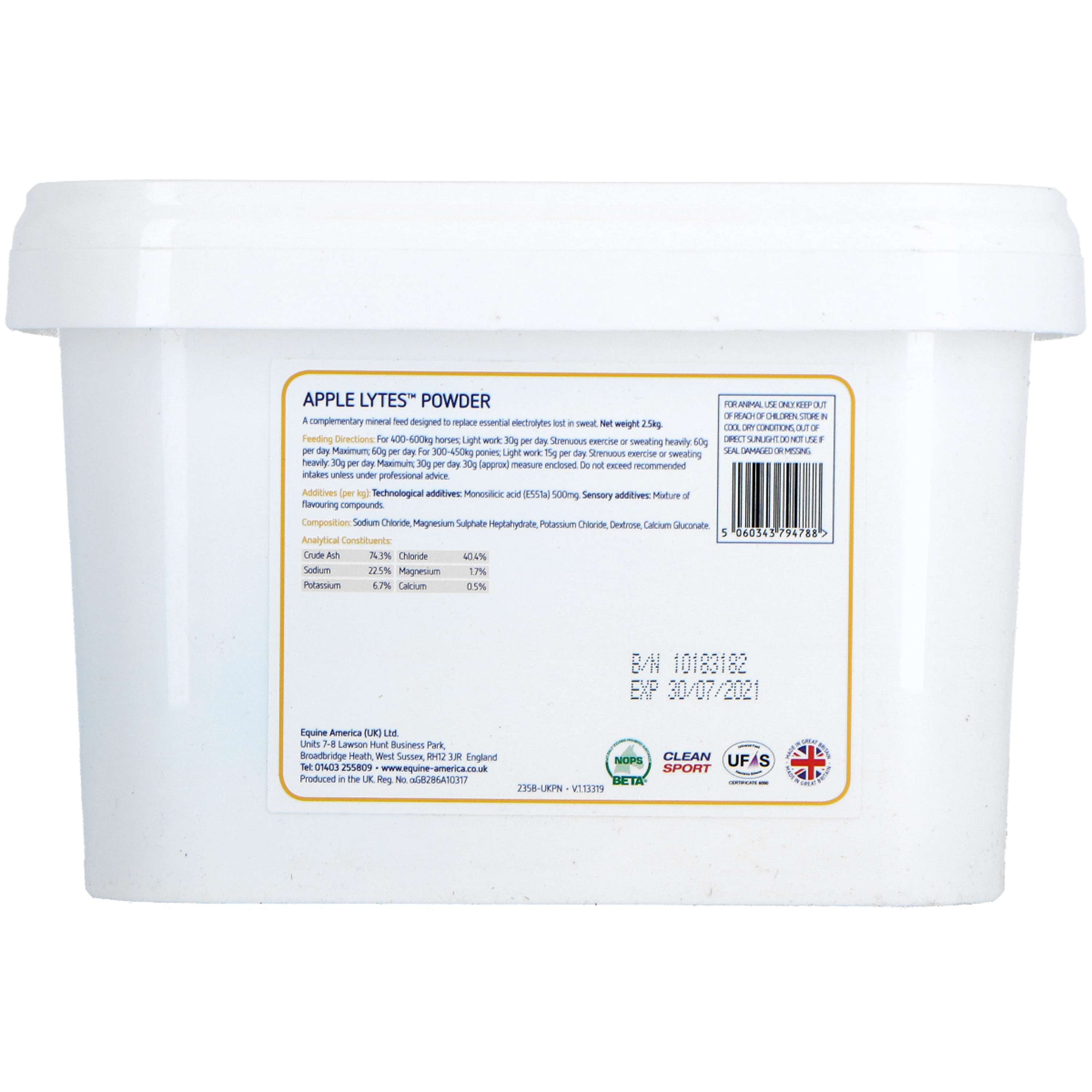 Equine America Apple Lytes Elektrolity