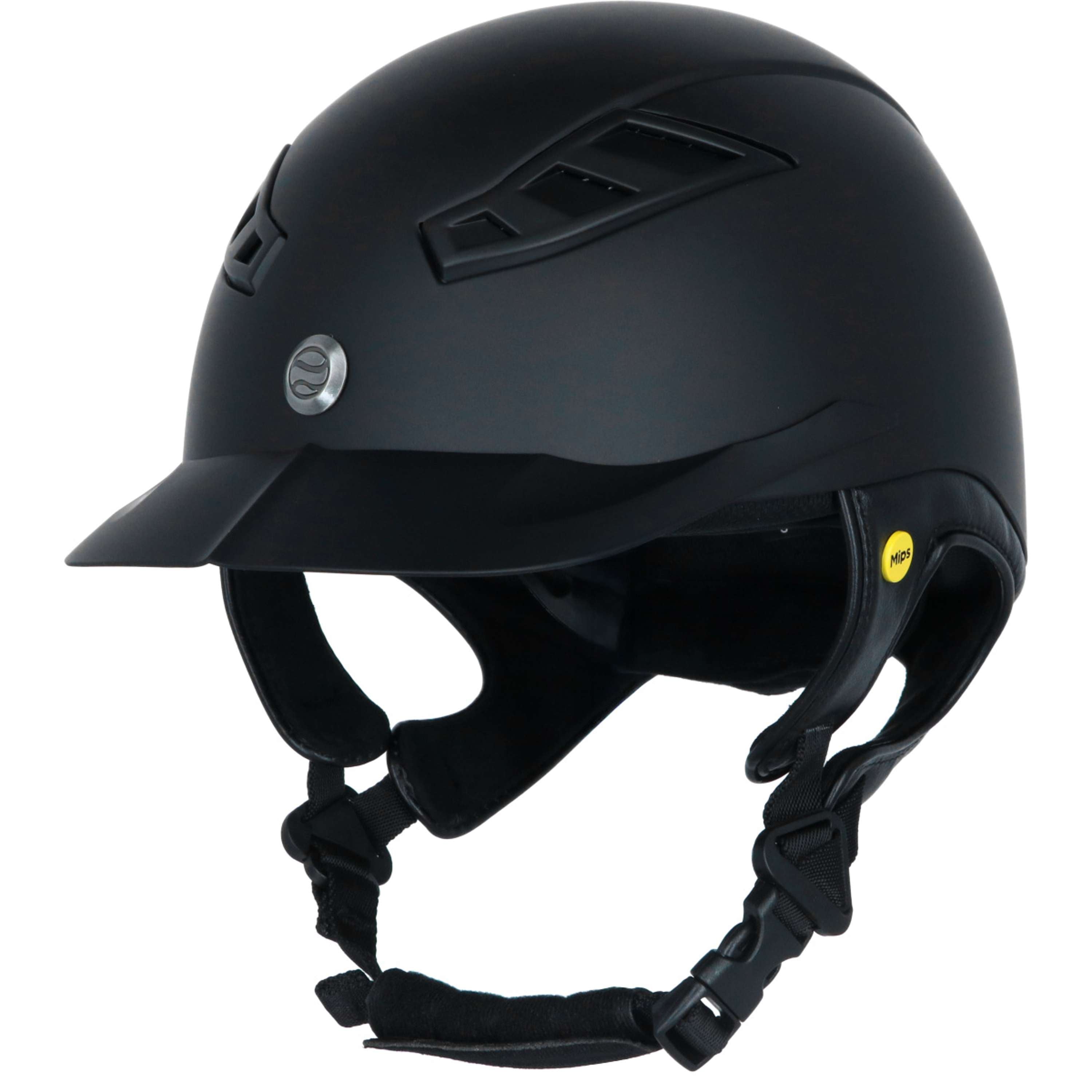Back on Track Kask Jeździecki EQ3 Lynx Smooth Top MIPS Czarny