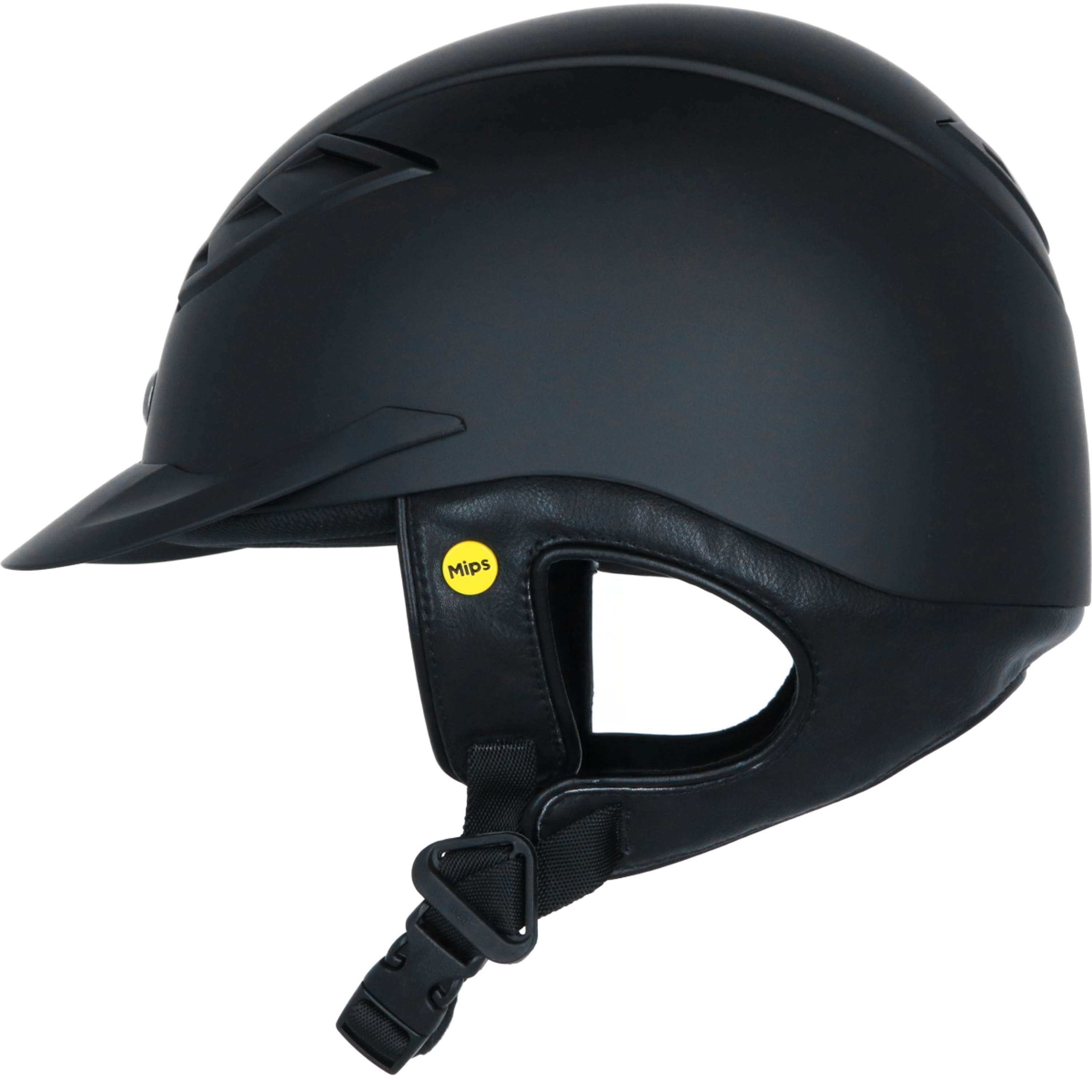 Back on Track Kask Jeździecki EQ3 Lynx Smooth Top MIPS Czarny