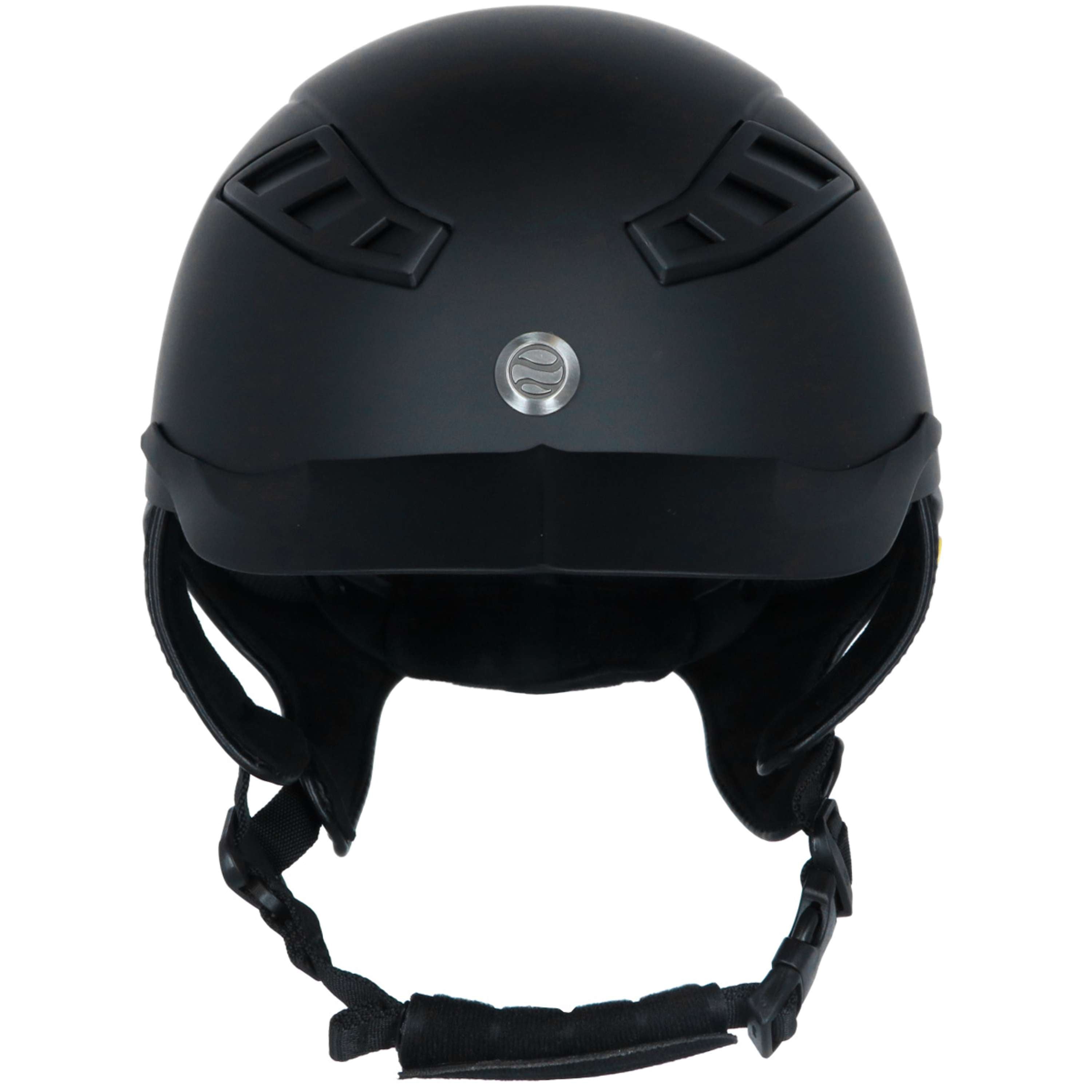 Back on Track Kask Jeździecki EQ3 Lynx Smooth Top MIPS Czarny