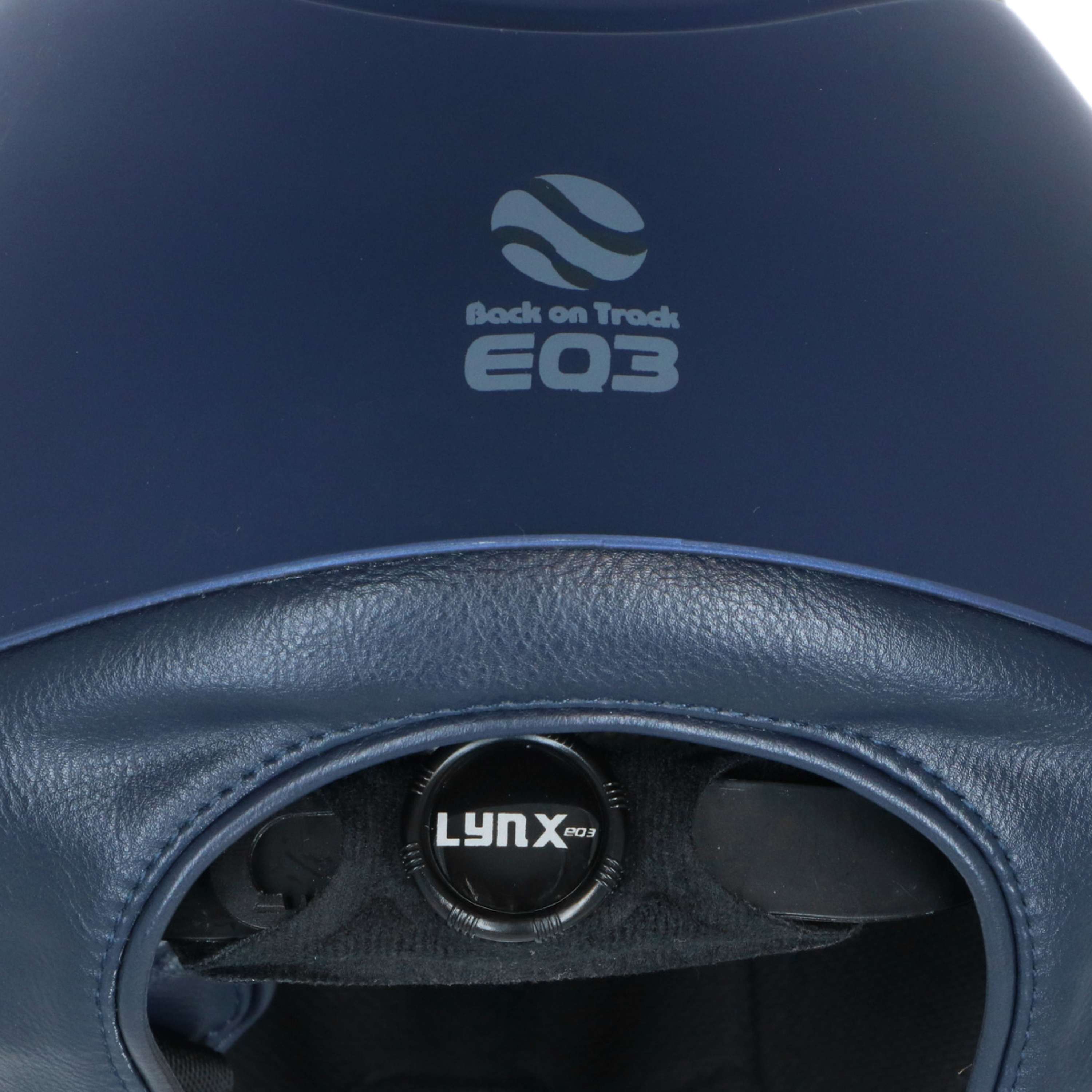 Back on Track Kask Jeździecki EQ3 Lynx Smooth Top MIPS Niebieski