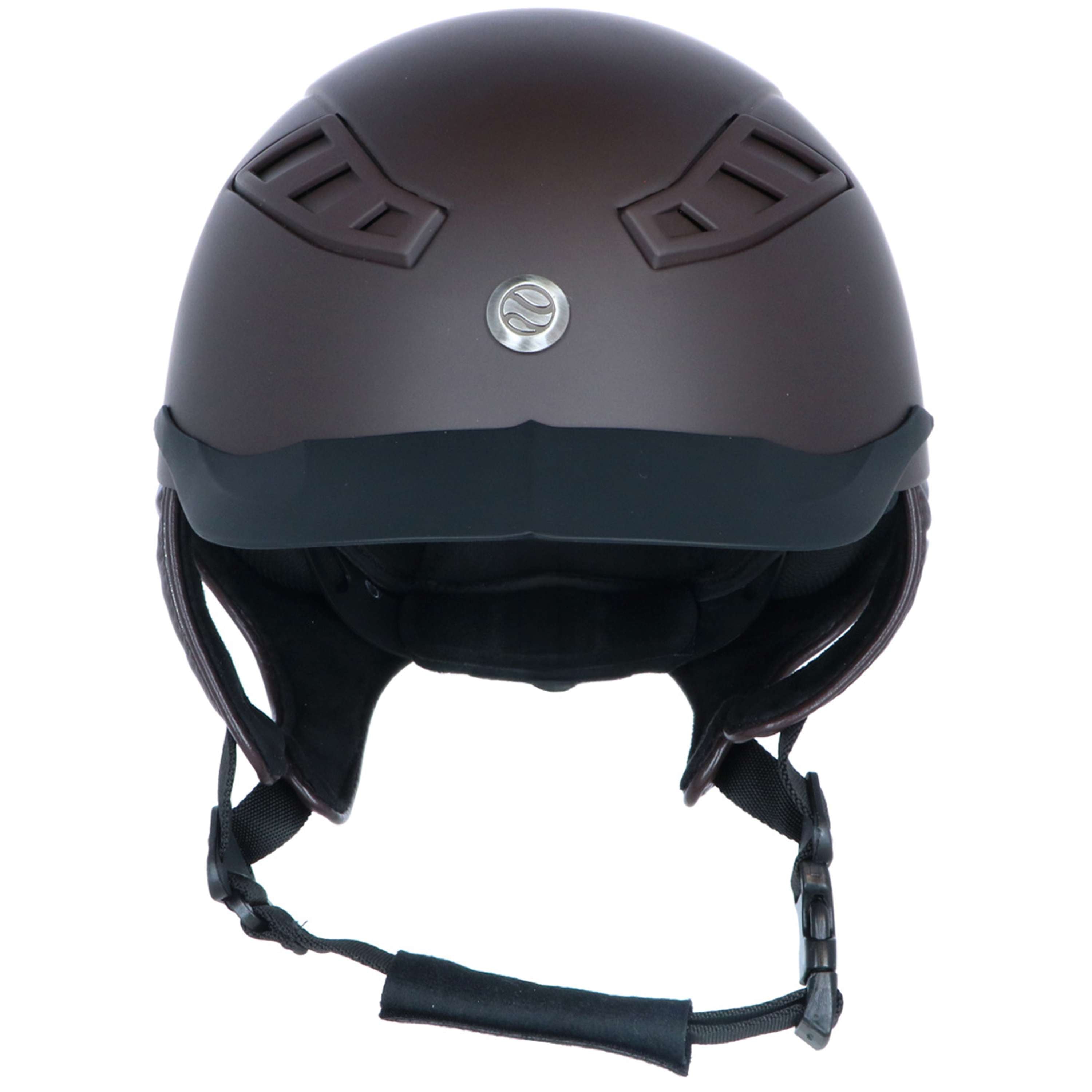 Back on Track Kask Jeździecki EQ3 Lynx Smooth Top MIPS Brązowy