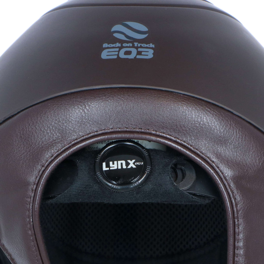 Back on Track Kask Jeździecki EQ3 Lynx Smooth Top MIPS Brązowy