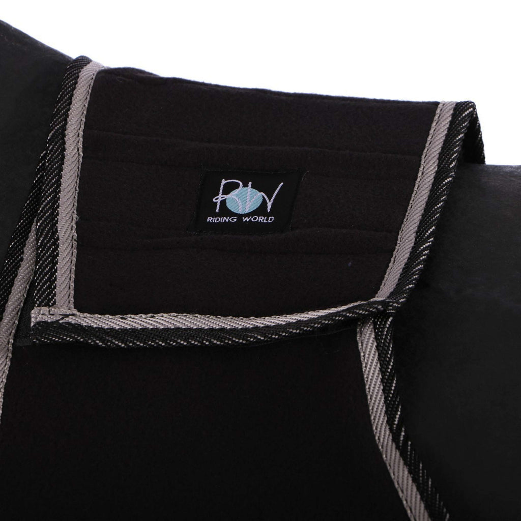 Riding World Derka treningowa polarowa czarno-szara