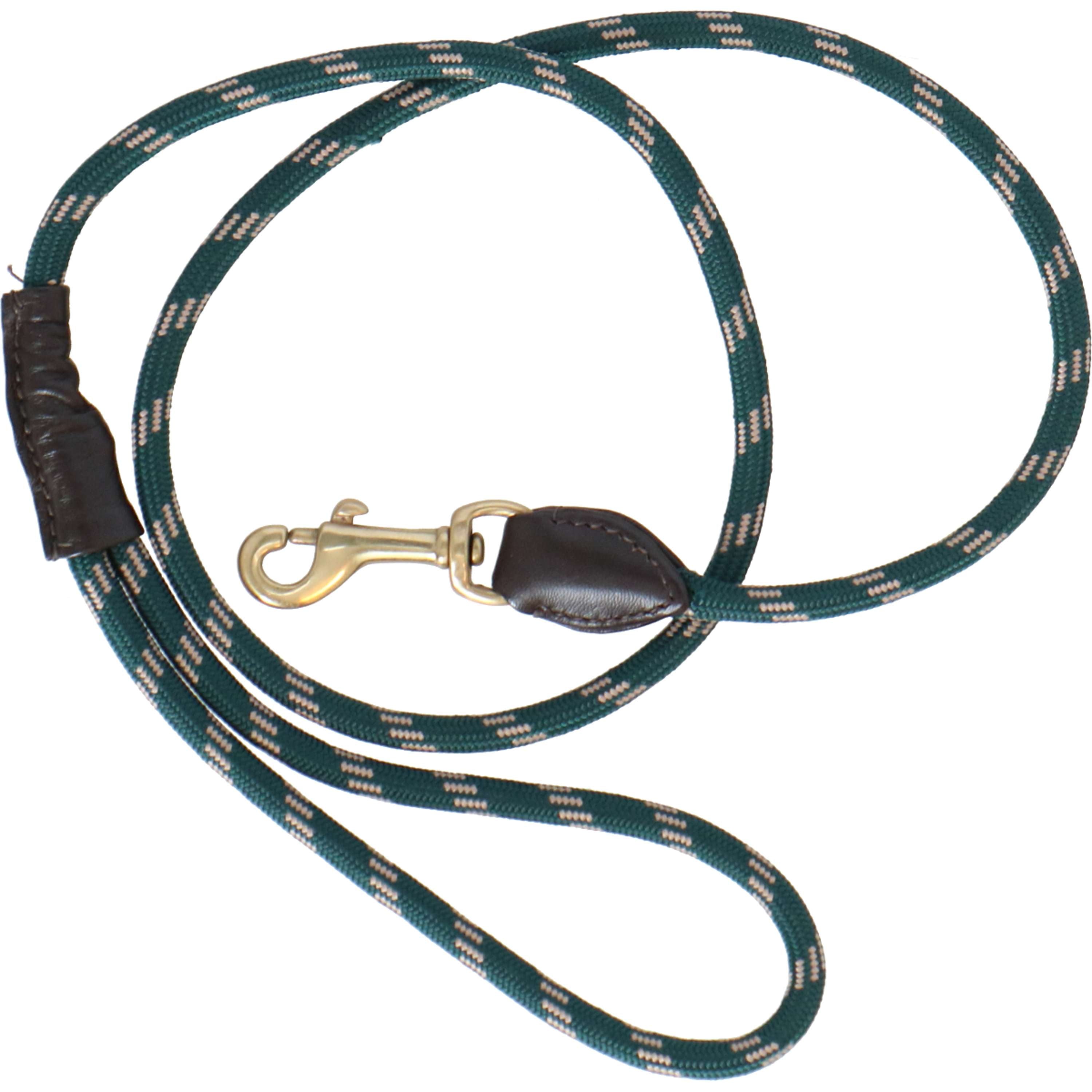 WeatherBeeta Dog Lead Lina Skóra Hunter Green/Brown