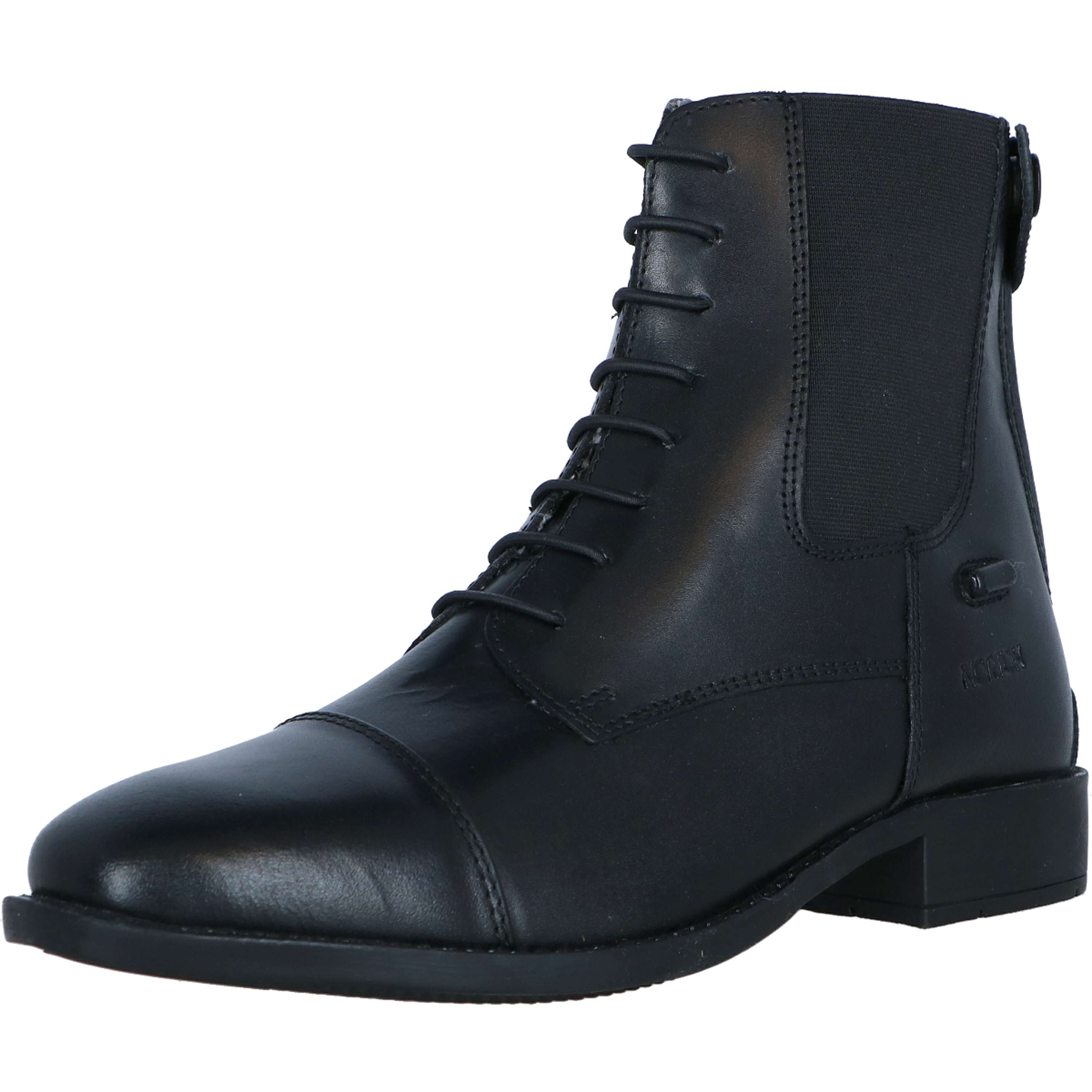 Norton Jodhpury Lacets Podszyty Czarny