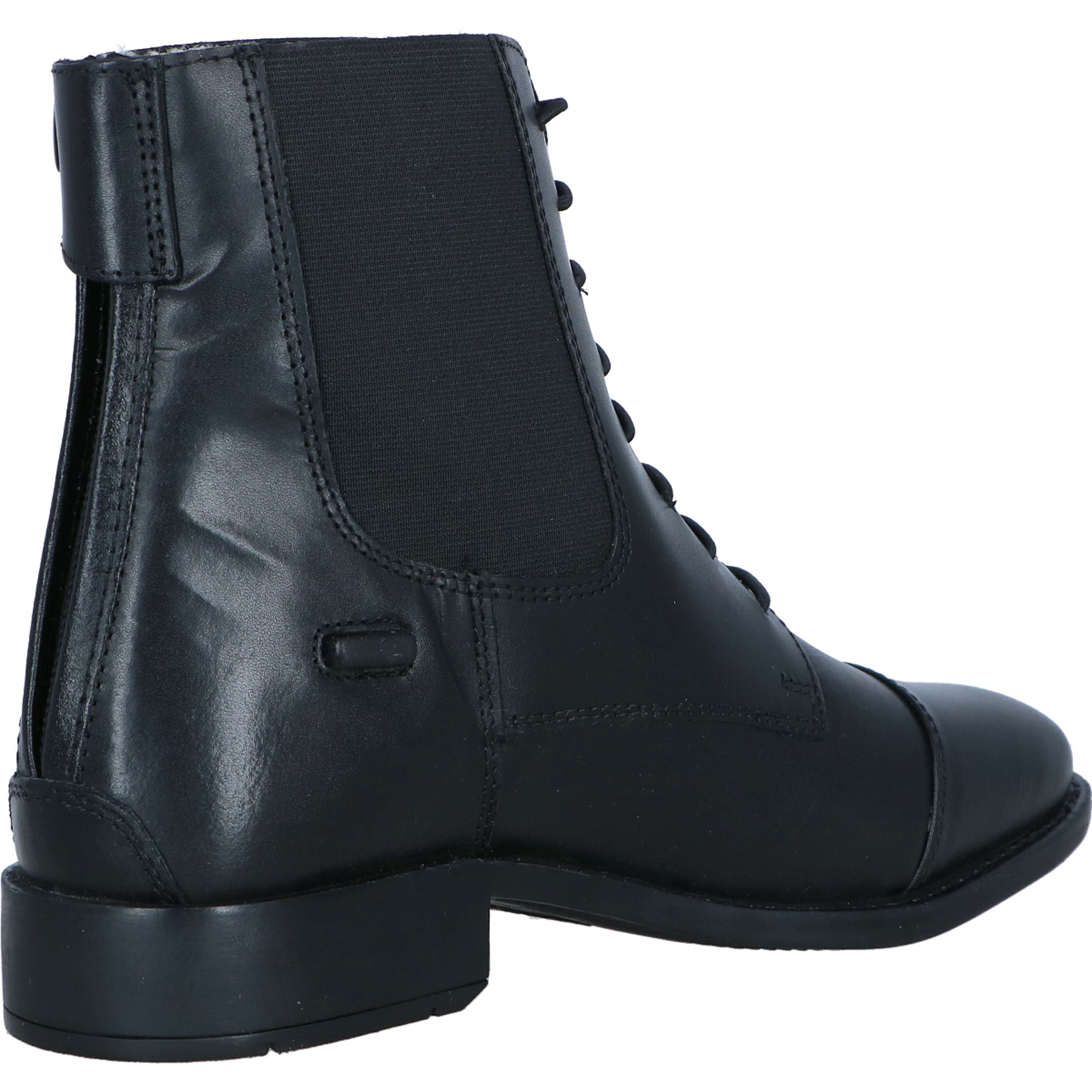 Norton Jodhpury Lacets Podszyty Czarny