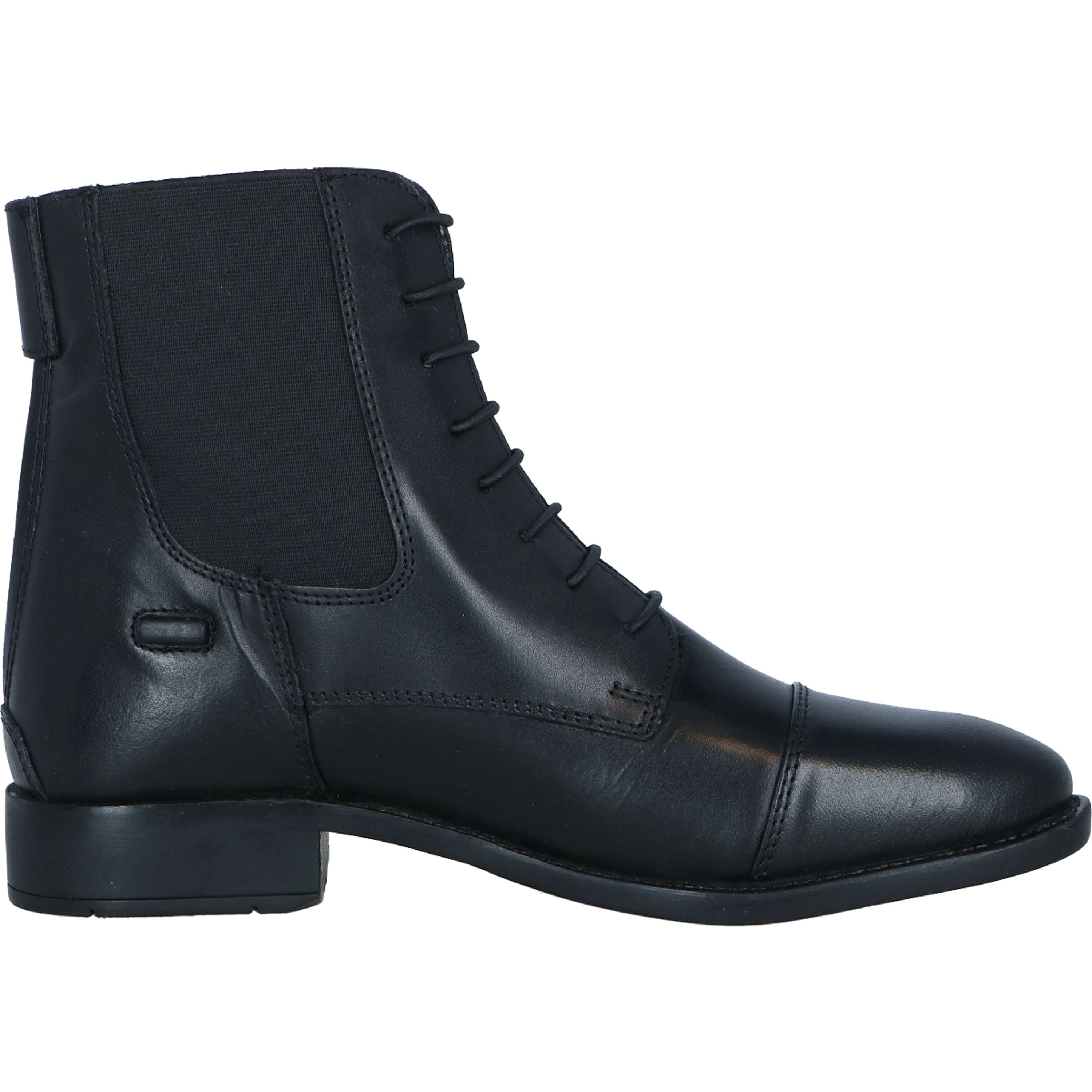 Norton Jodhpury Lacets Podszyty Czarny