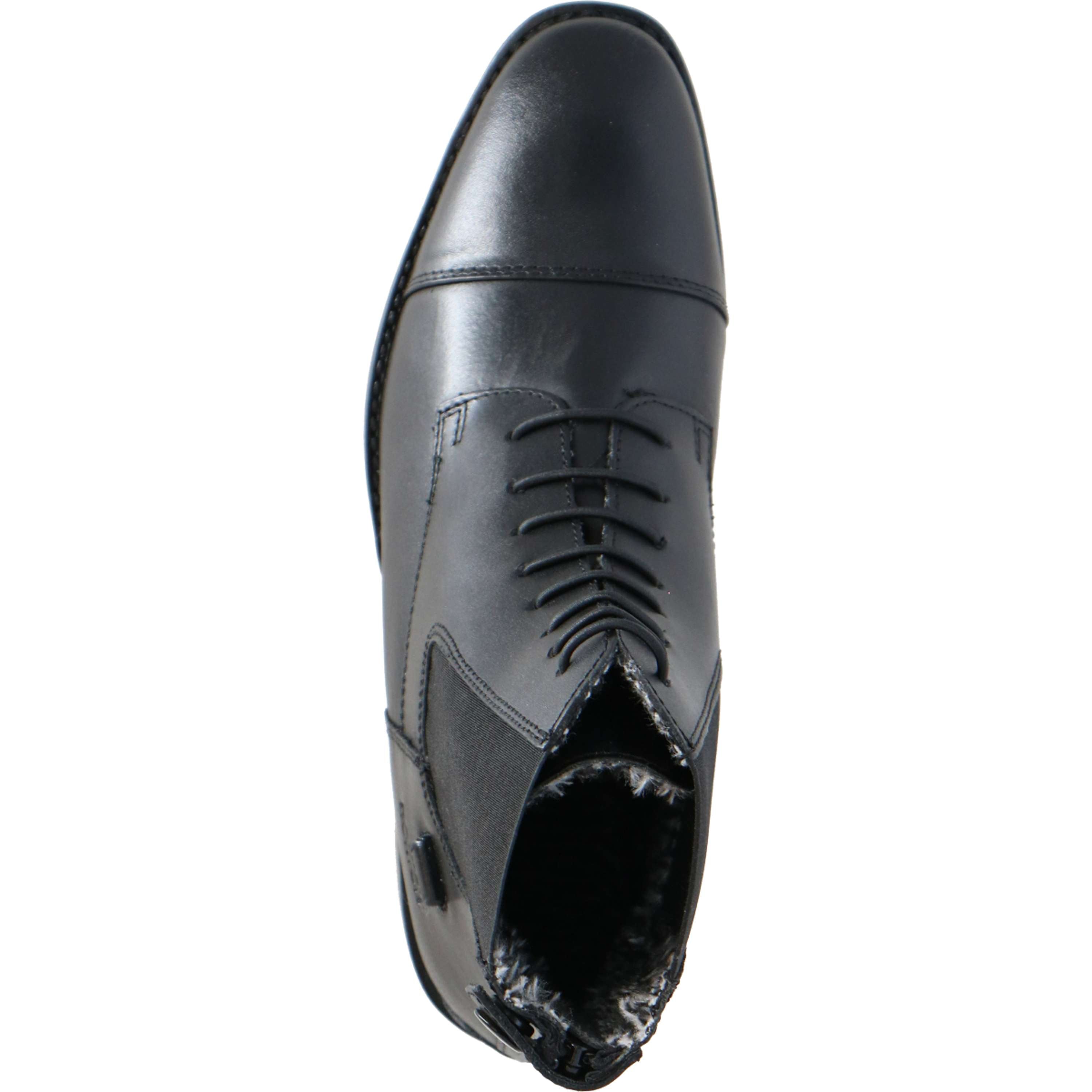 Norton Jodhpury Lacets Podszyty Czarny