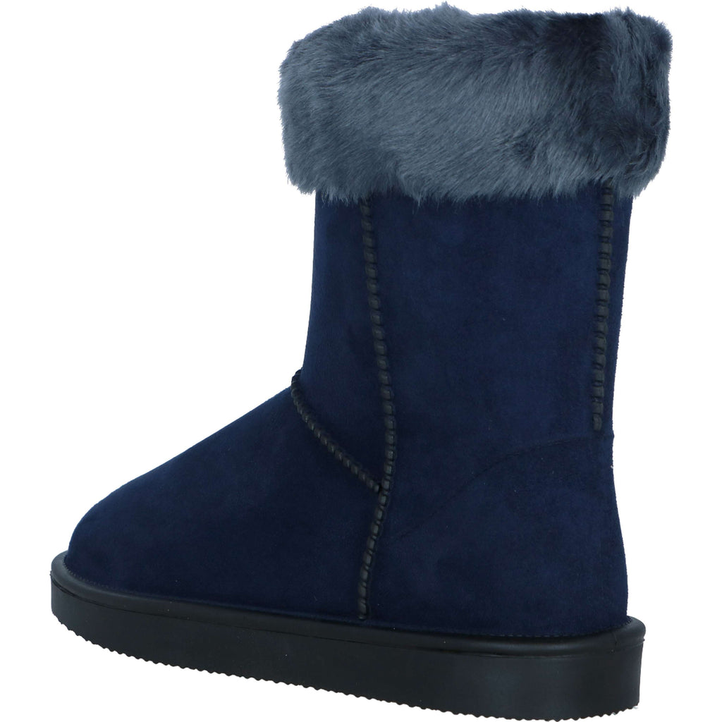 HKM Buty Allweather Davos z futerkiem ciemnoniebieskie