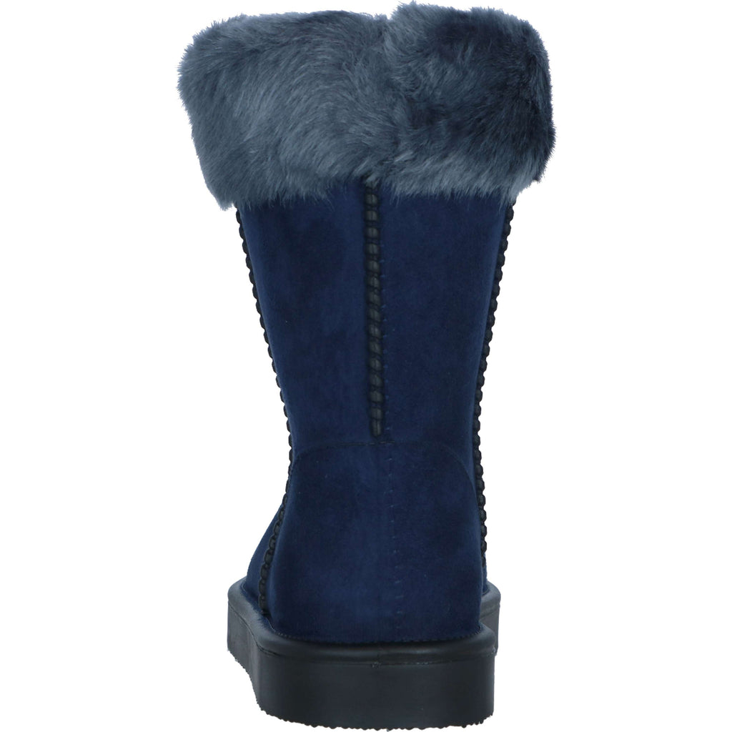HKM Buty Allweather Davos z futerkiem ciemnoniebieskie