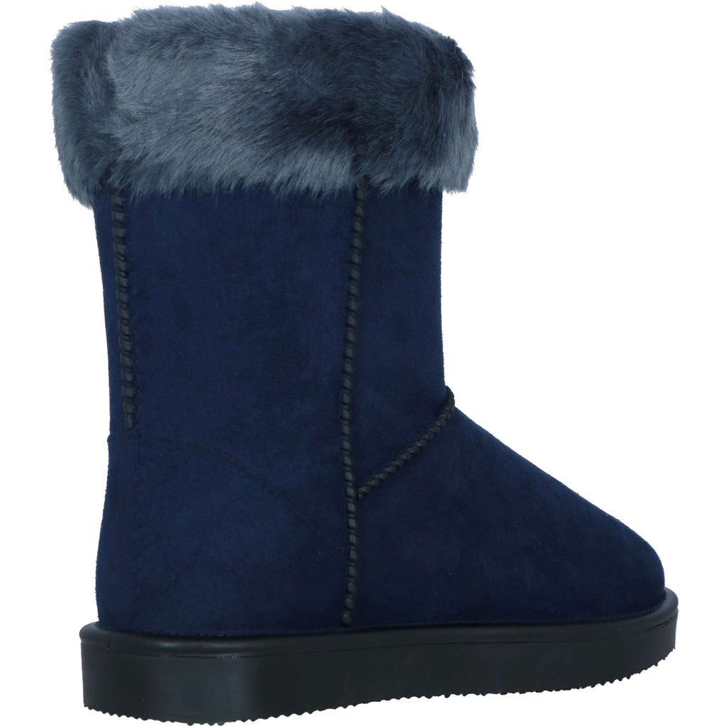 HKM Buty Allweather Davos z futerkiem ciemnoniebieskie
