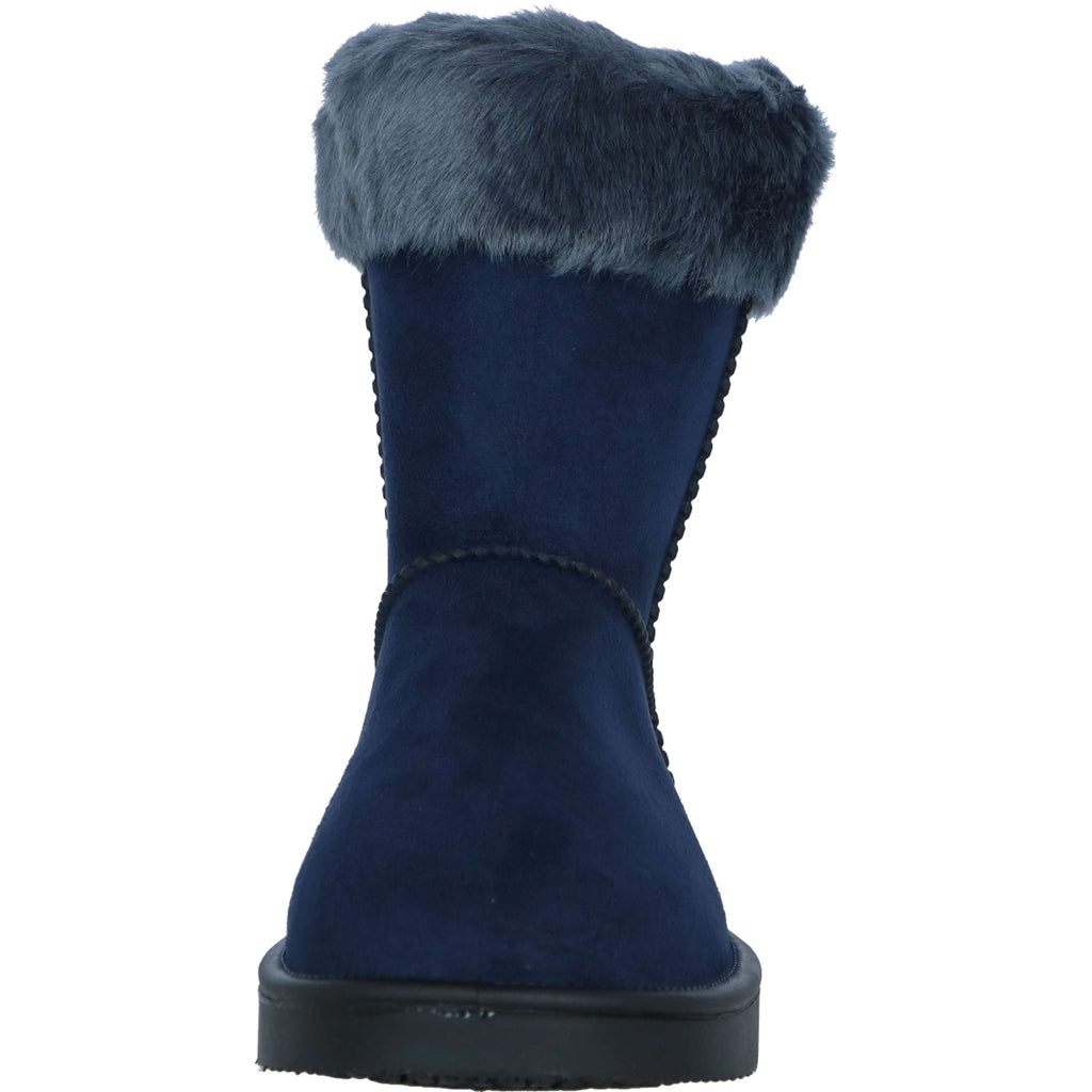 HKM Buty Allweather Davos z futerkiem ciemnoniebieskie