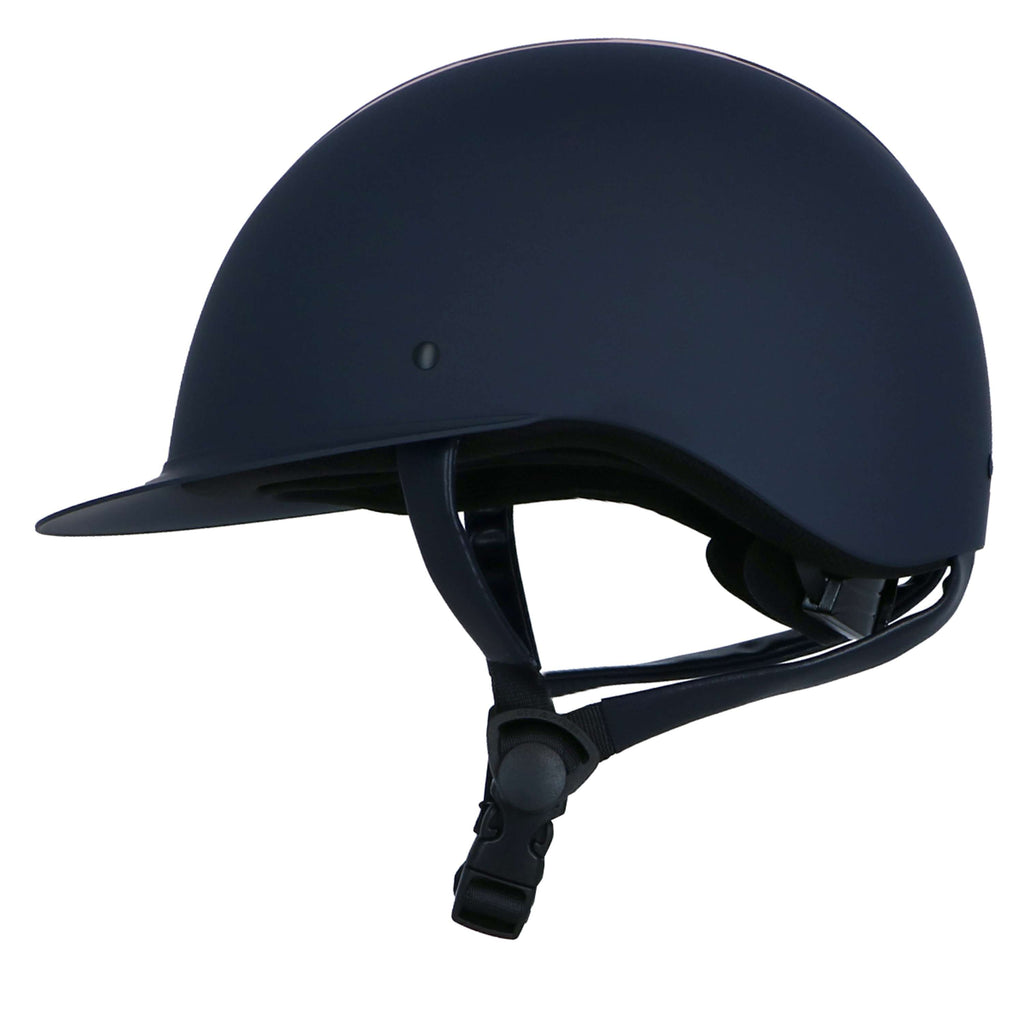 HKM Kask Jeździecki Lady Shield Ciemnoniebieski/Różowozłoty