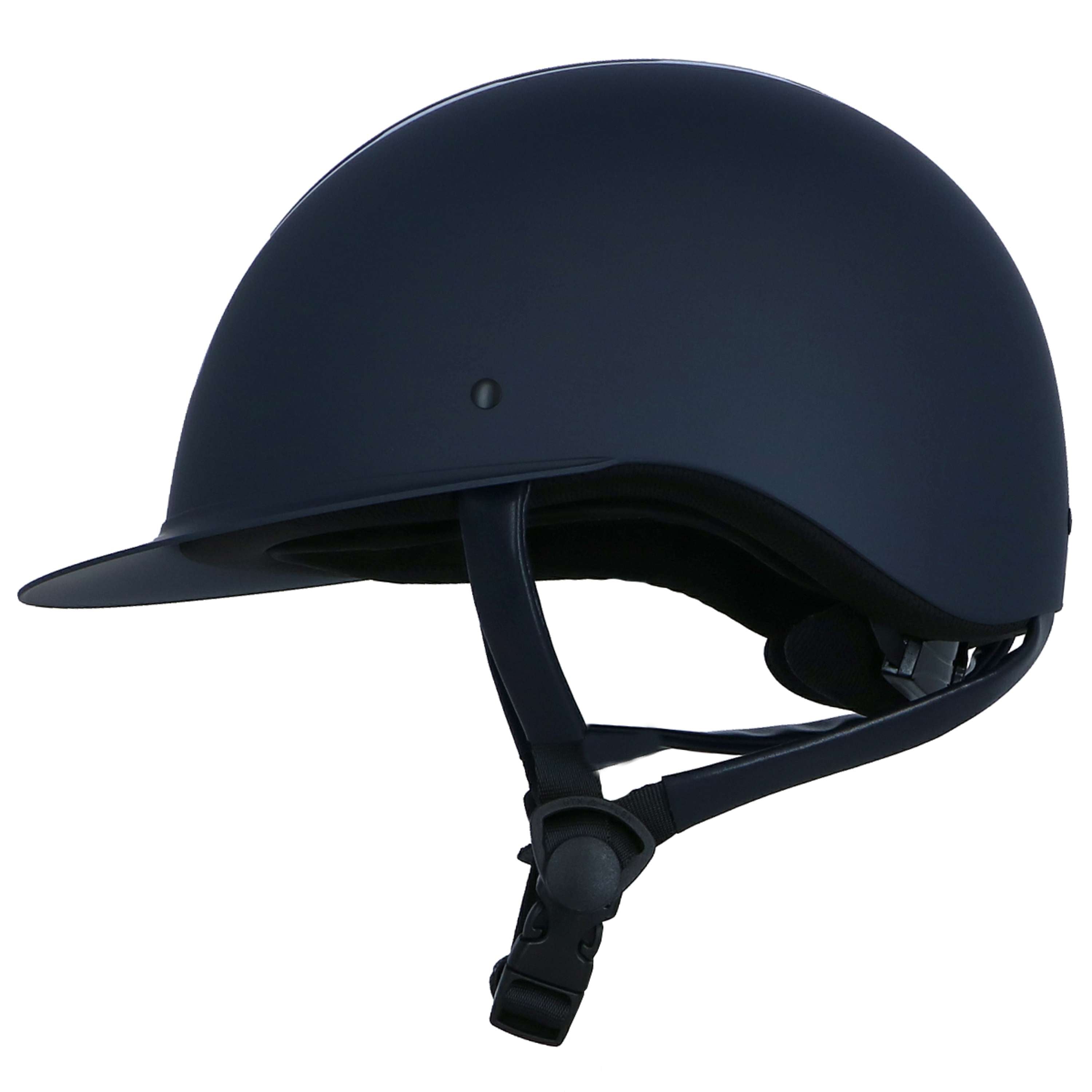 HKM Kask Jeździecki Lady Shield Ciemnoniebieski/Srebrny
