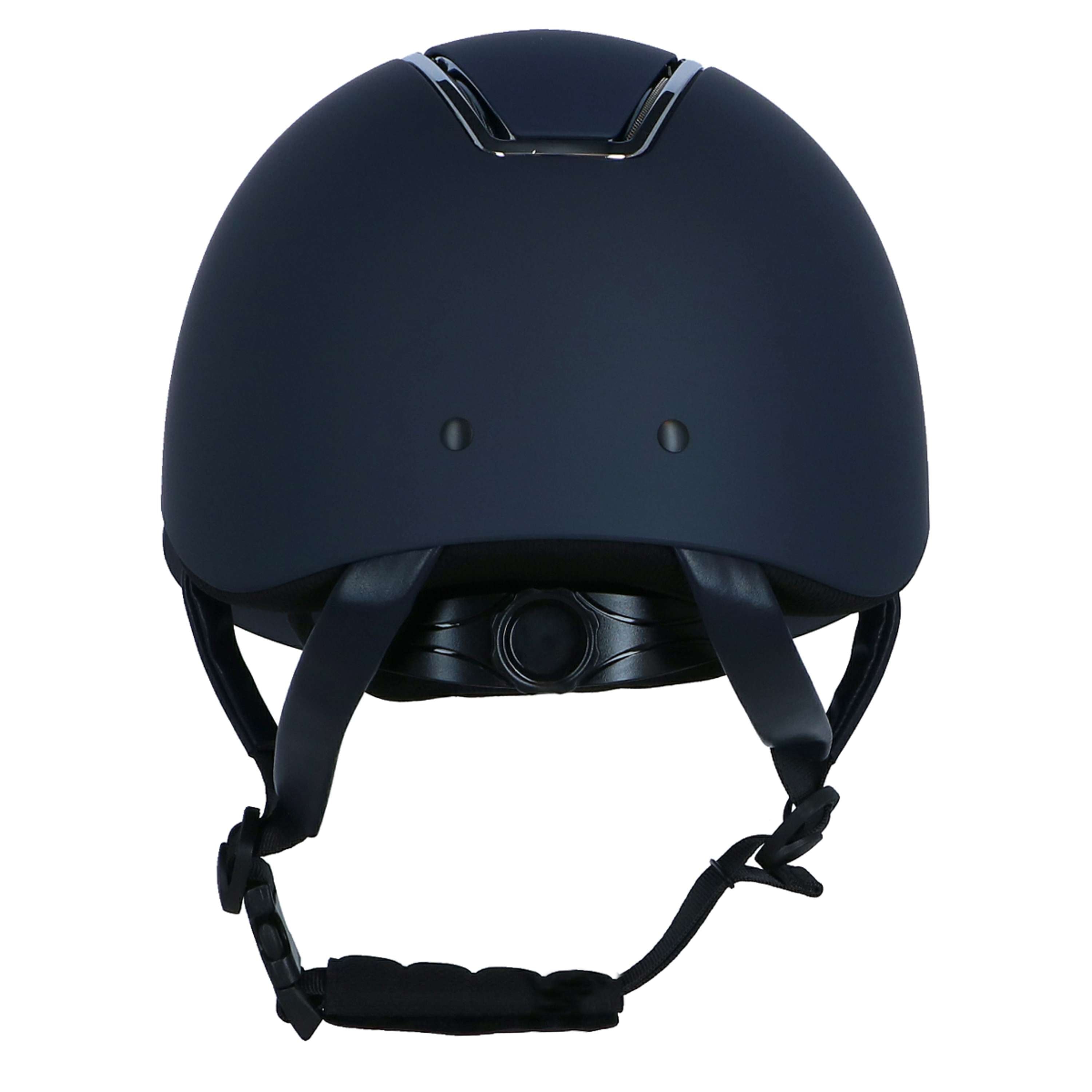 HKM Kask Jeździecki Lady Shield Ciemnoniebieski/Srebrny