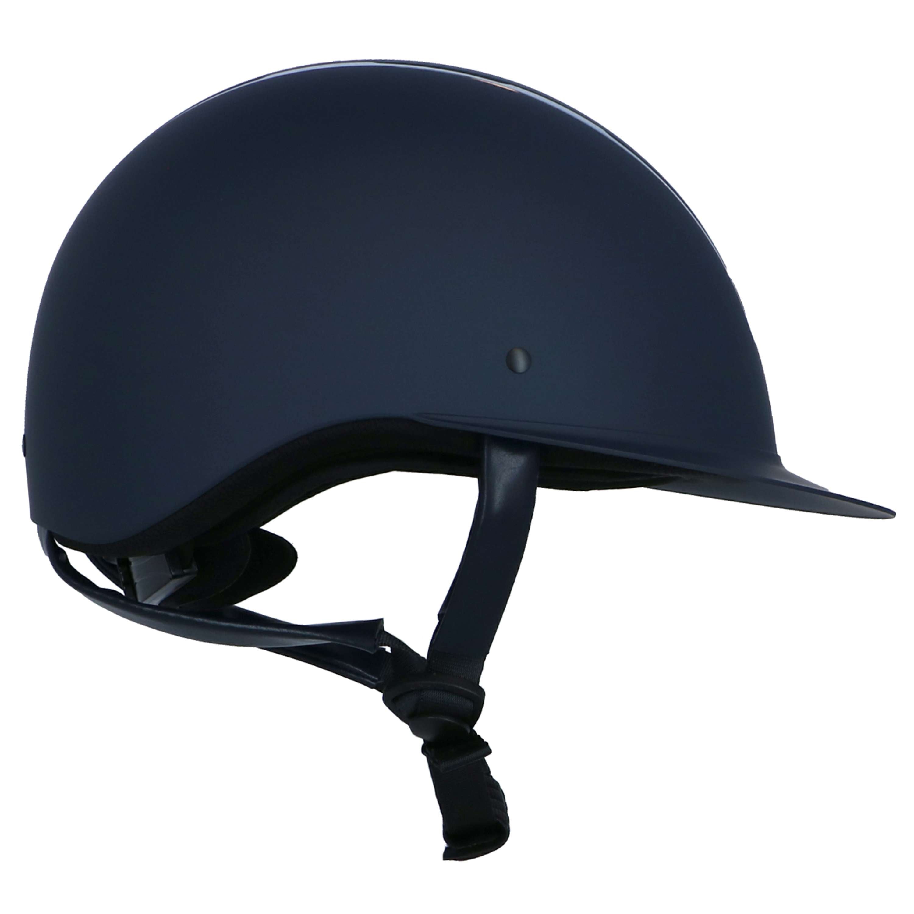 HKM Kask Jeździecki Lady Shield Ciemnoniebieski/Srebrny