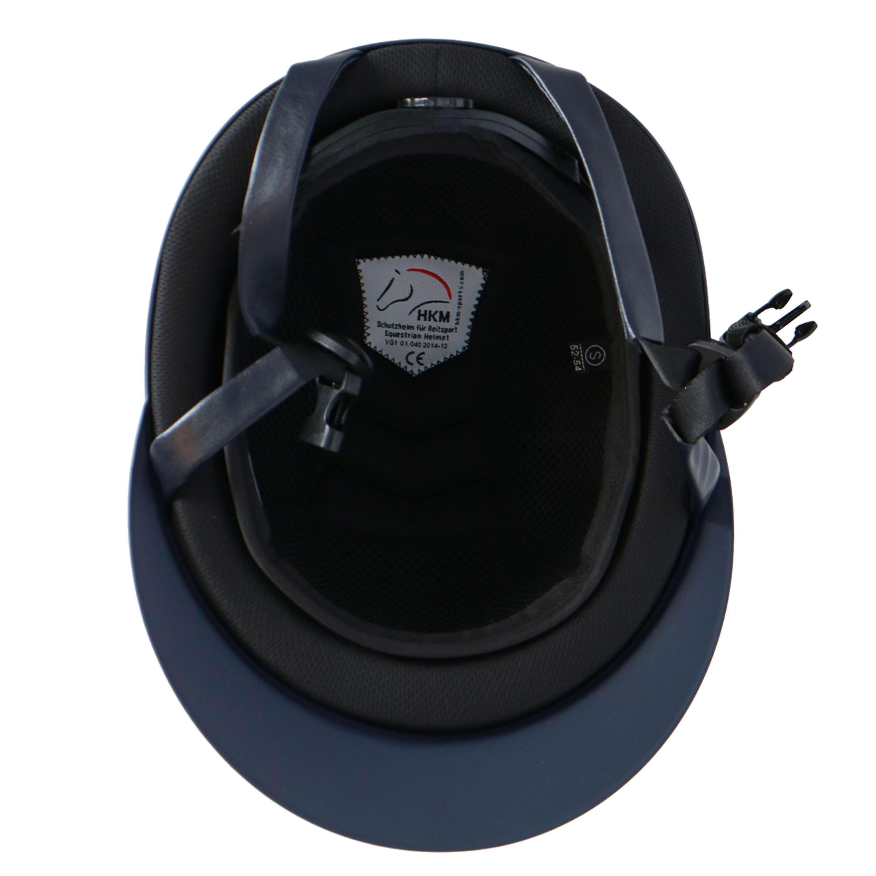 HKM Kask jeździecki Lady Shield ciemnoniebieski
