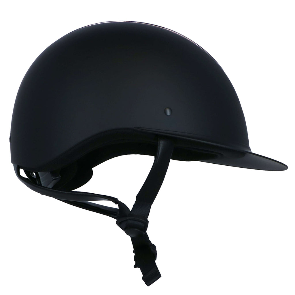 Kask jeździecki HKM Lady Shield czarny/różowe złoto