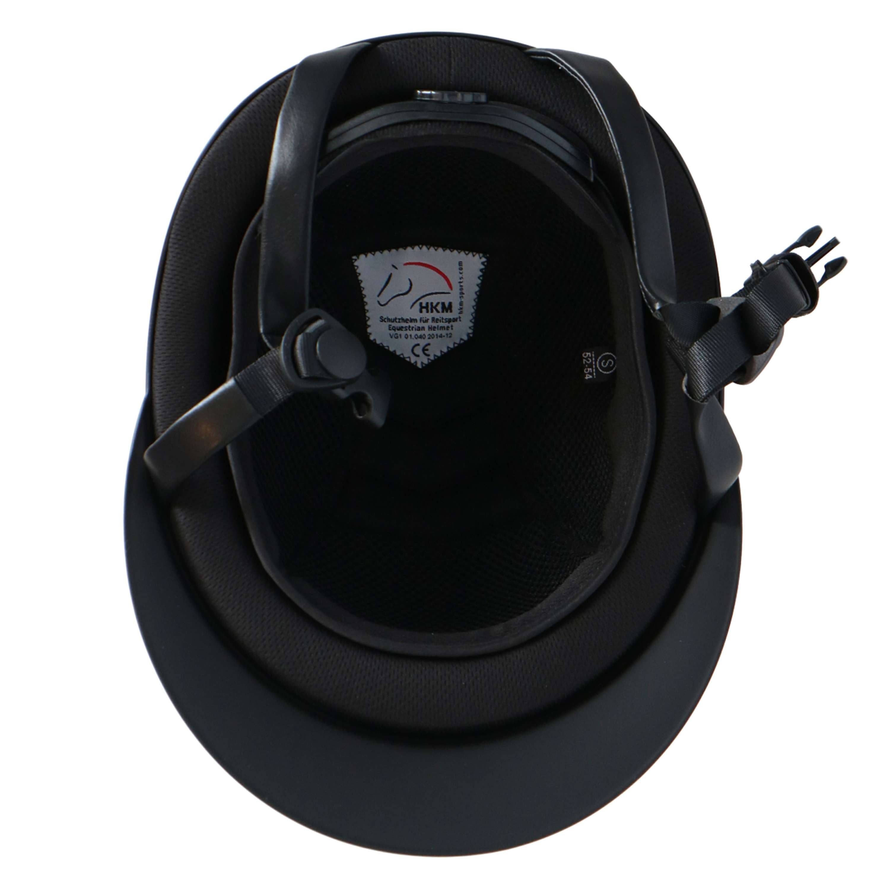 HKM Kask Jeździecki Lady Shield Czarny/Różowozłoty