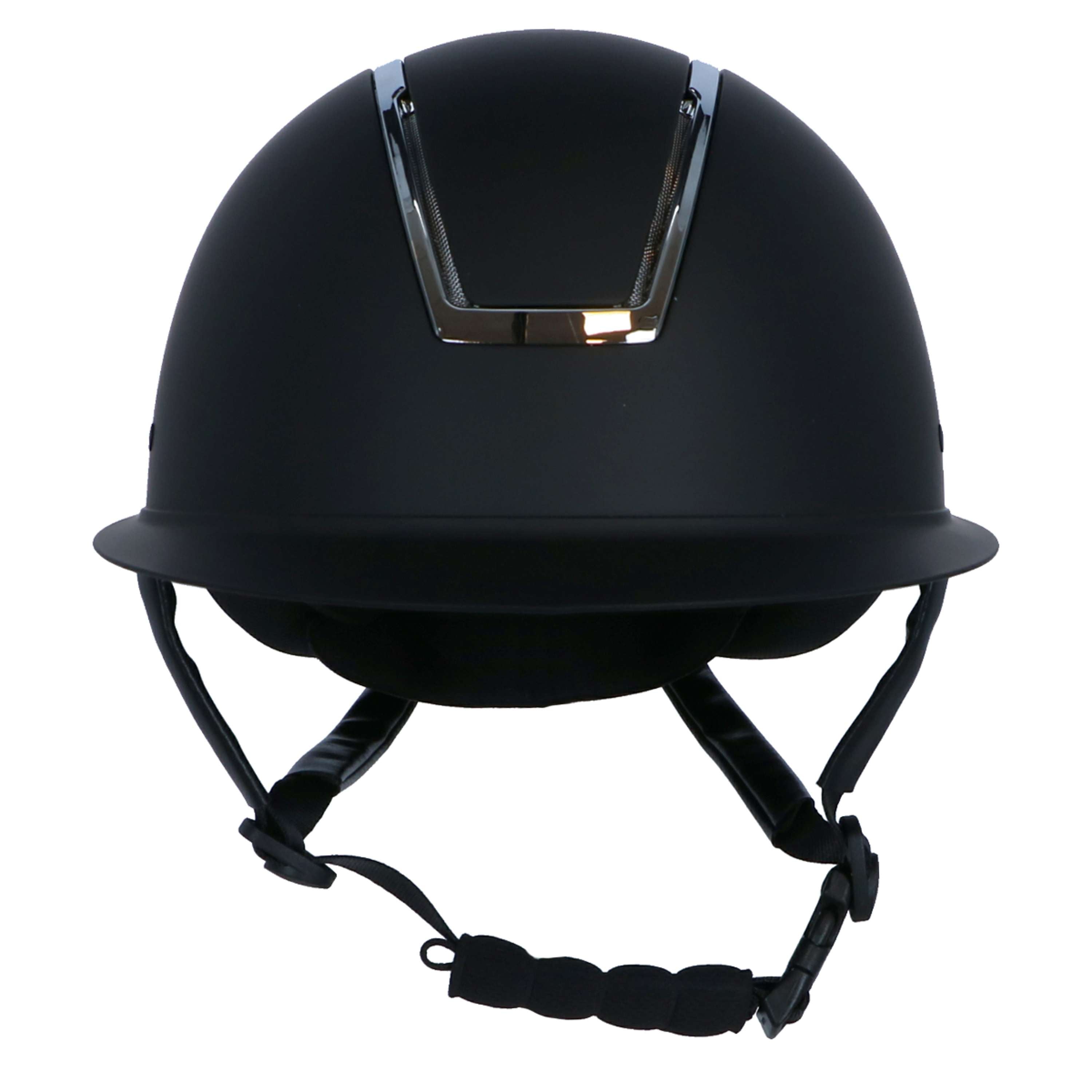 Kask jeździecki HKM Lady Shield czarno-srebrny