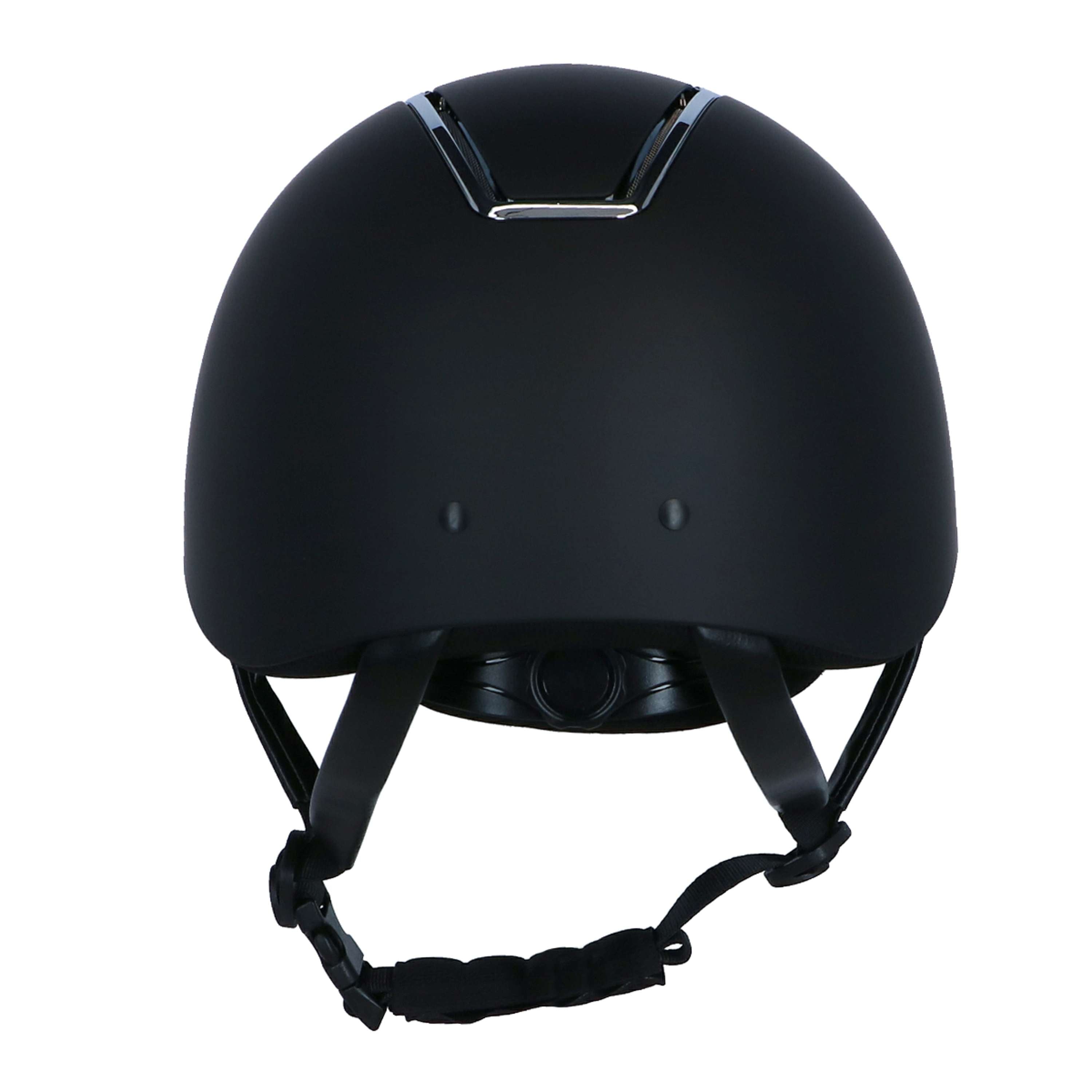 Kask jeździecki HKM Lady Shield czarno-srebrny