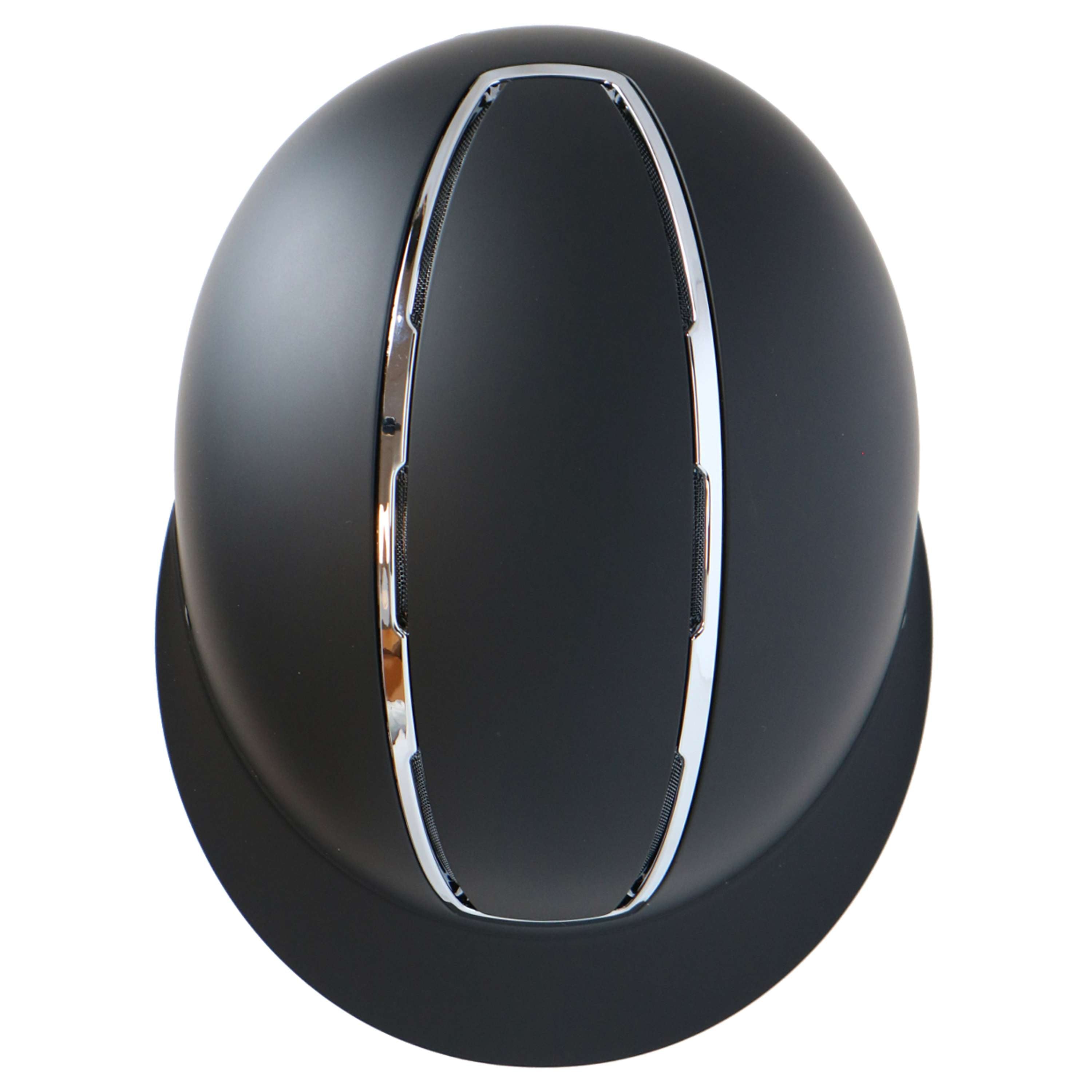 Kask jeździecki HKM Lady Shield czarno-srebrny