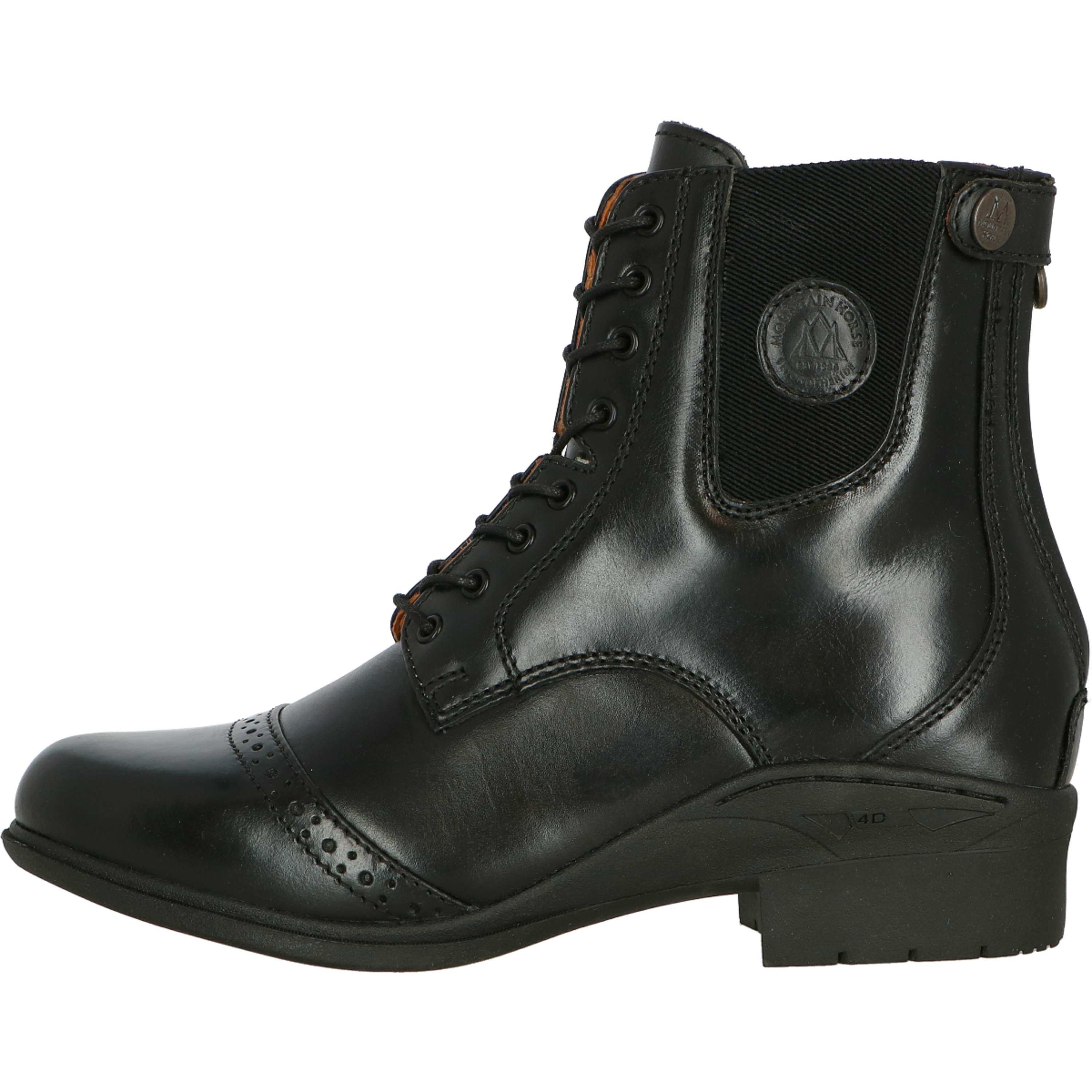 Mountain Horse Paddock Boots Aurora Back Zip Czarny