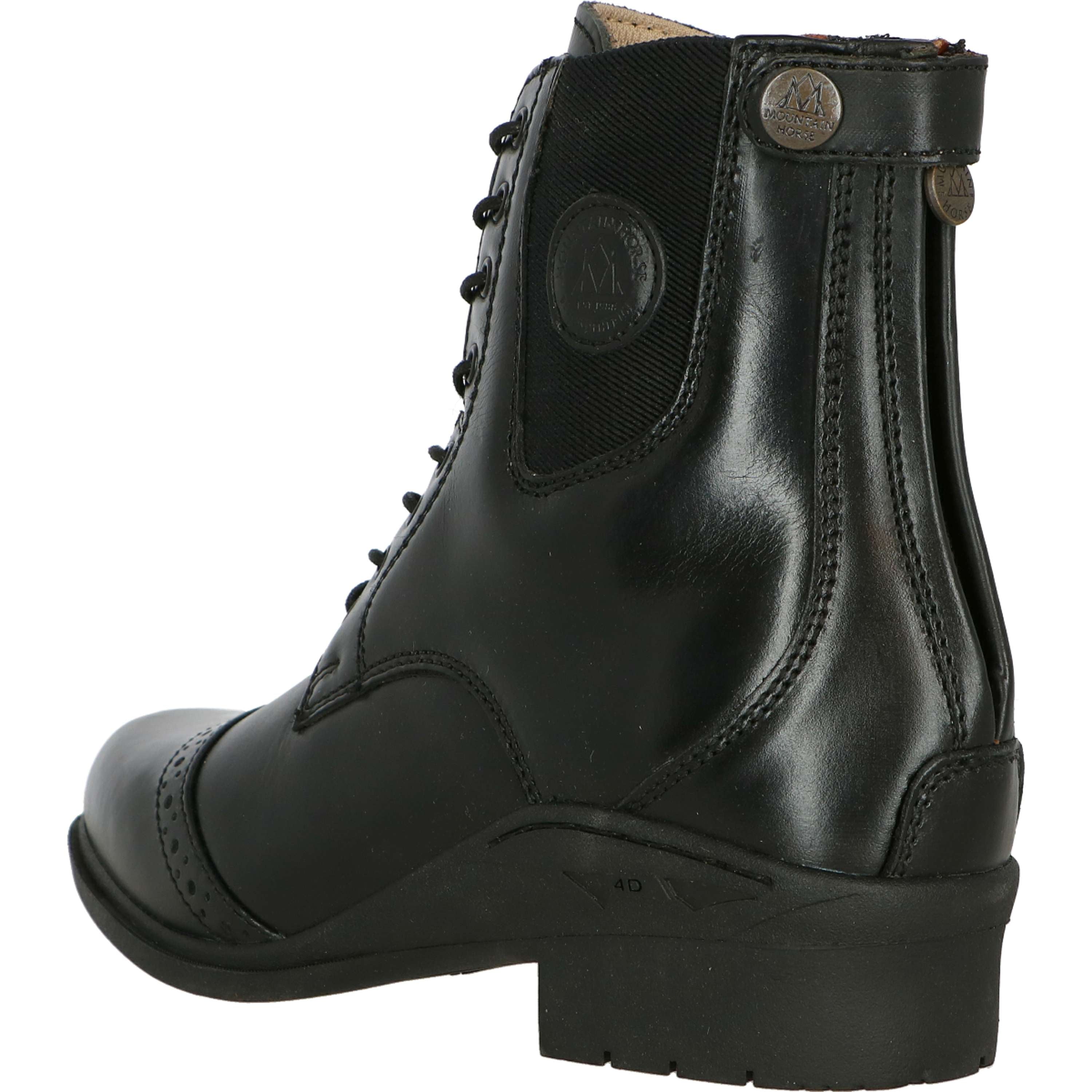 Mountain Horse Paddock Boots Aurora Back Zip Czarny