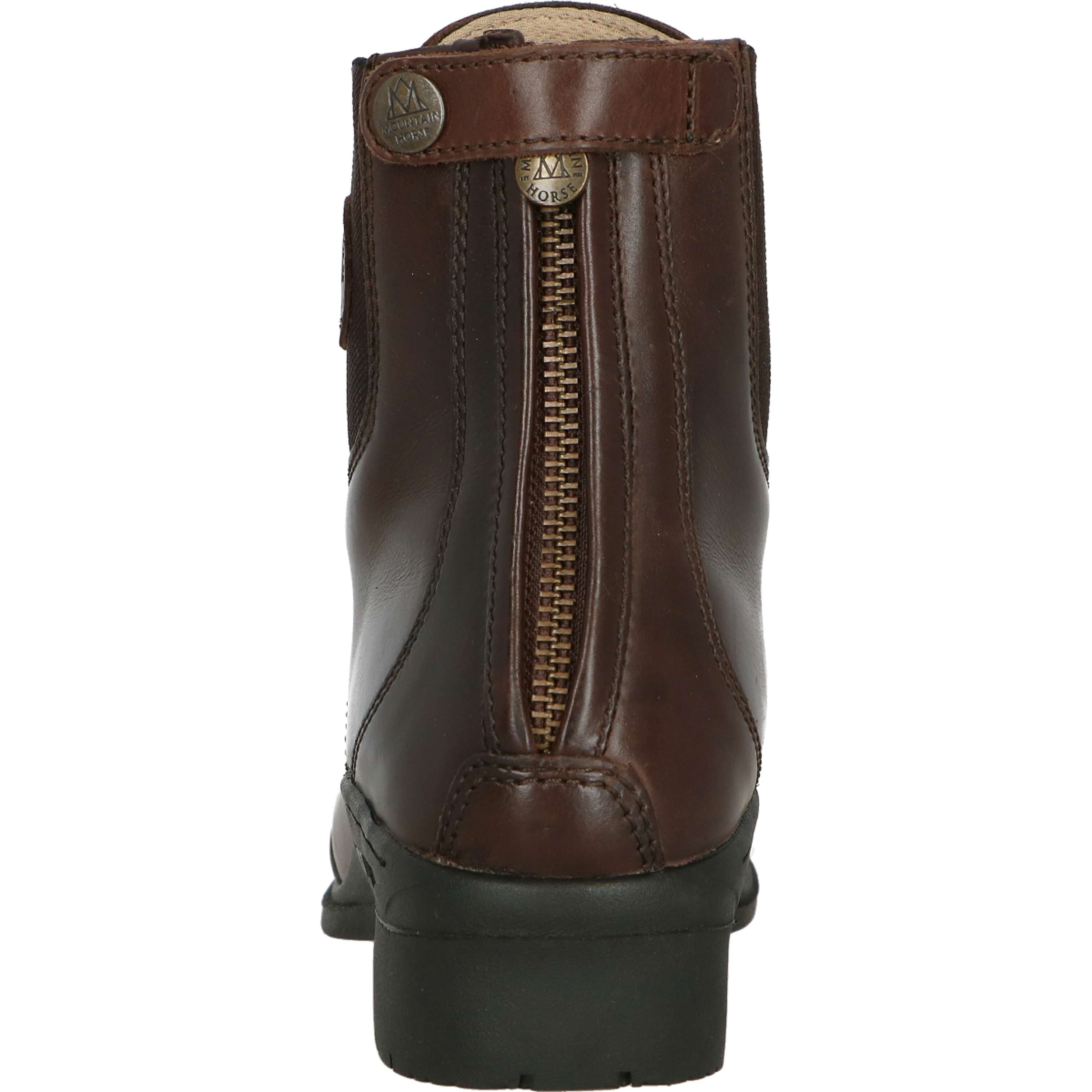 Mountain Horse Paddock Boots Aurora Back Zip Brązowy