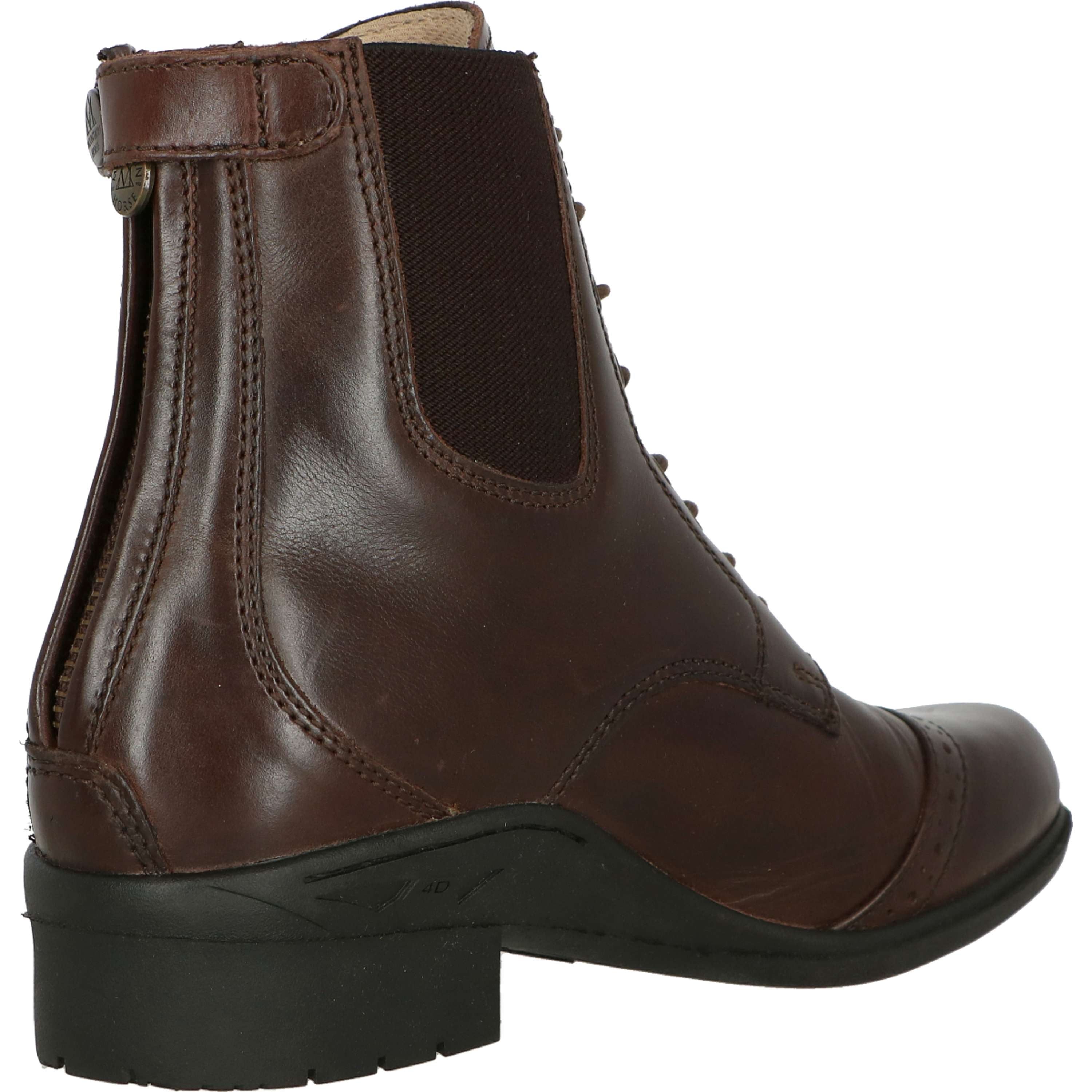 Mountain Horse Paddock Boots Aurora Back Zip Brązowy